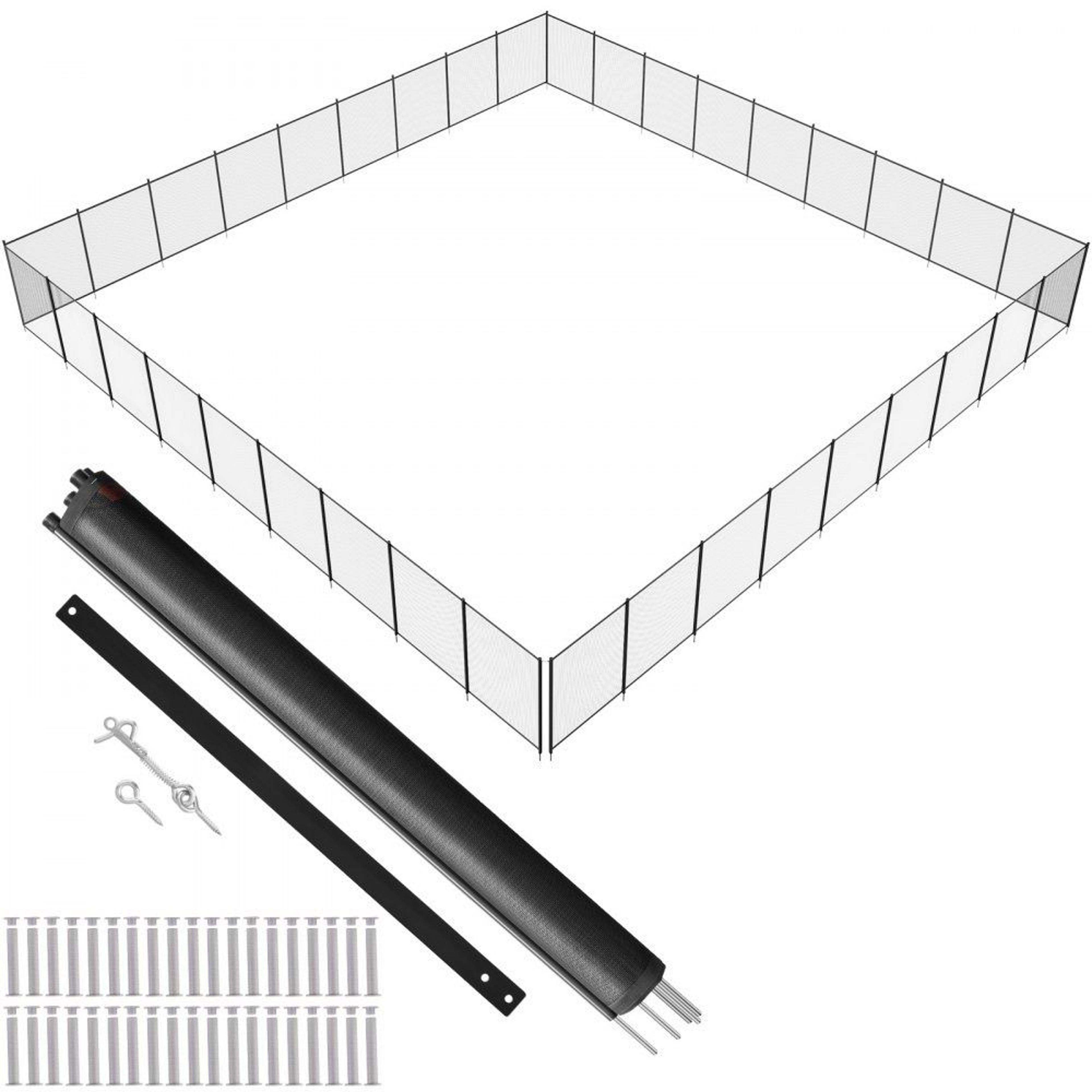 4 x 108 ft pool safety fence removable mesh fence for inground pools