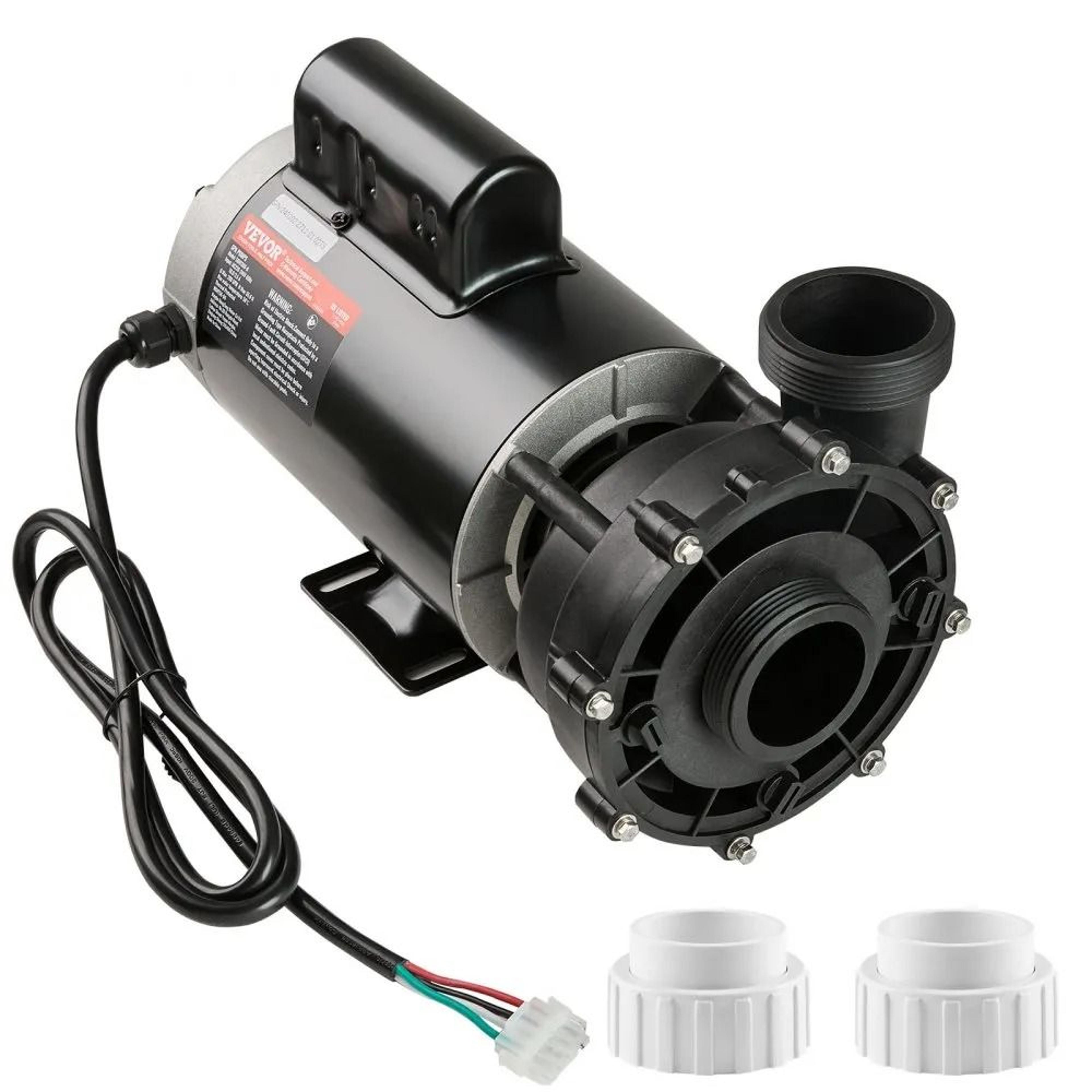 4hp two speed hot tub spa pump 56 frame 210 gpm 220 to 240v