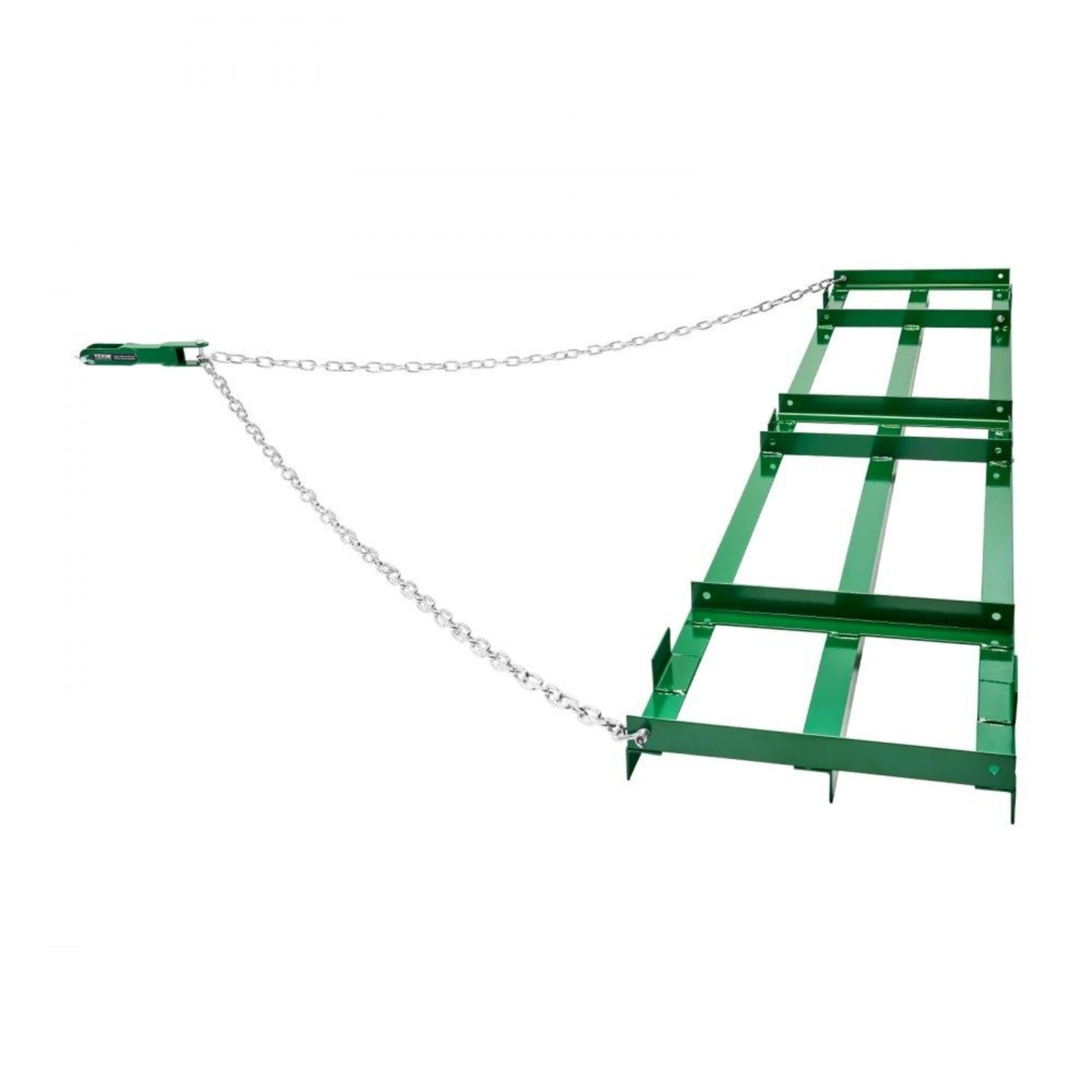 8 ft heavy duty drag harrow tow behind landscape rake for atv utv tractor