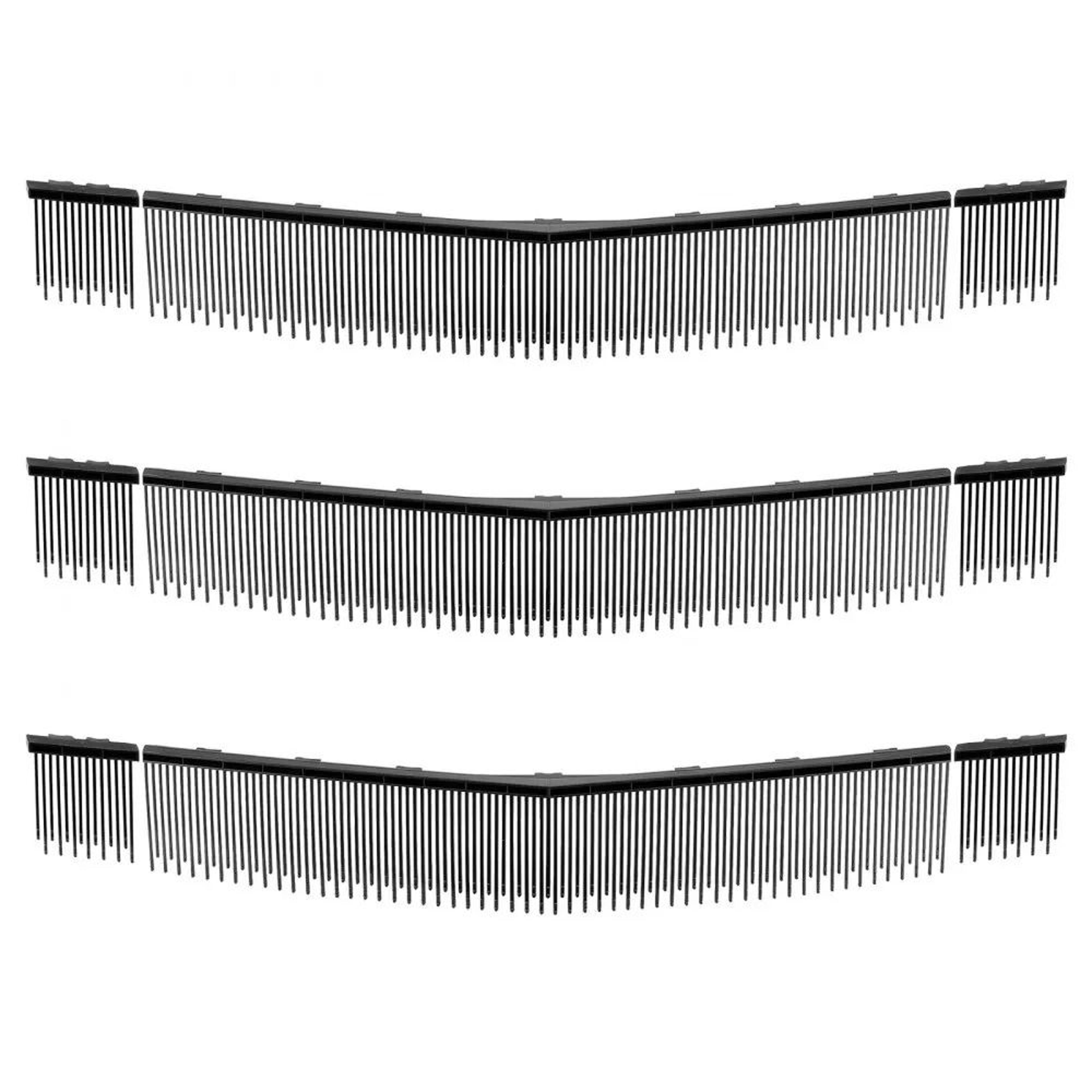 lawn sweeper brush replacement 3 pack with v shaped bristles for 30 inch sweepers