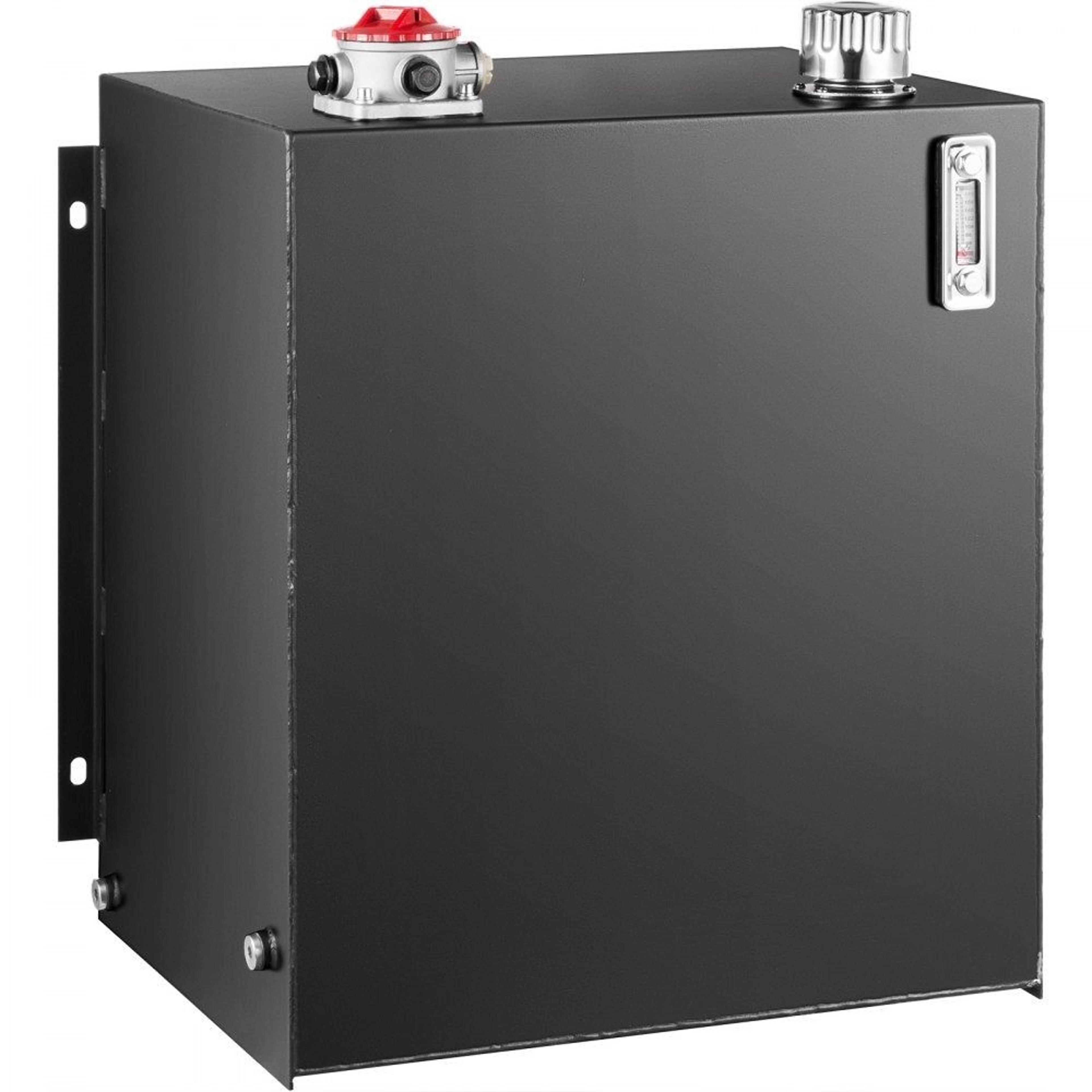 25 gallon heavy duty hydraulic oil tank steel reservoir with filter and temp gauge