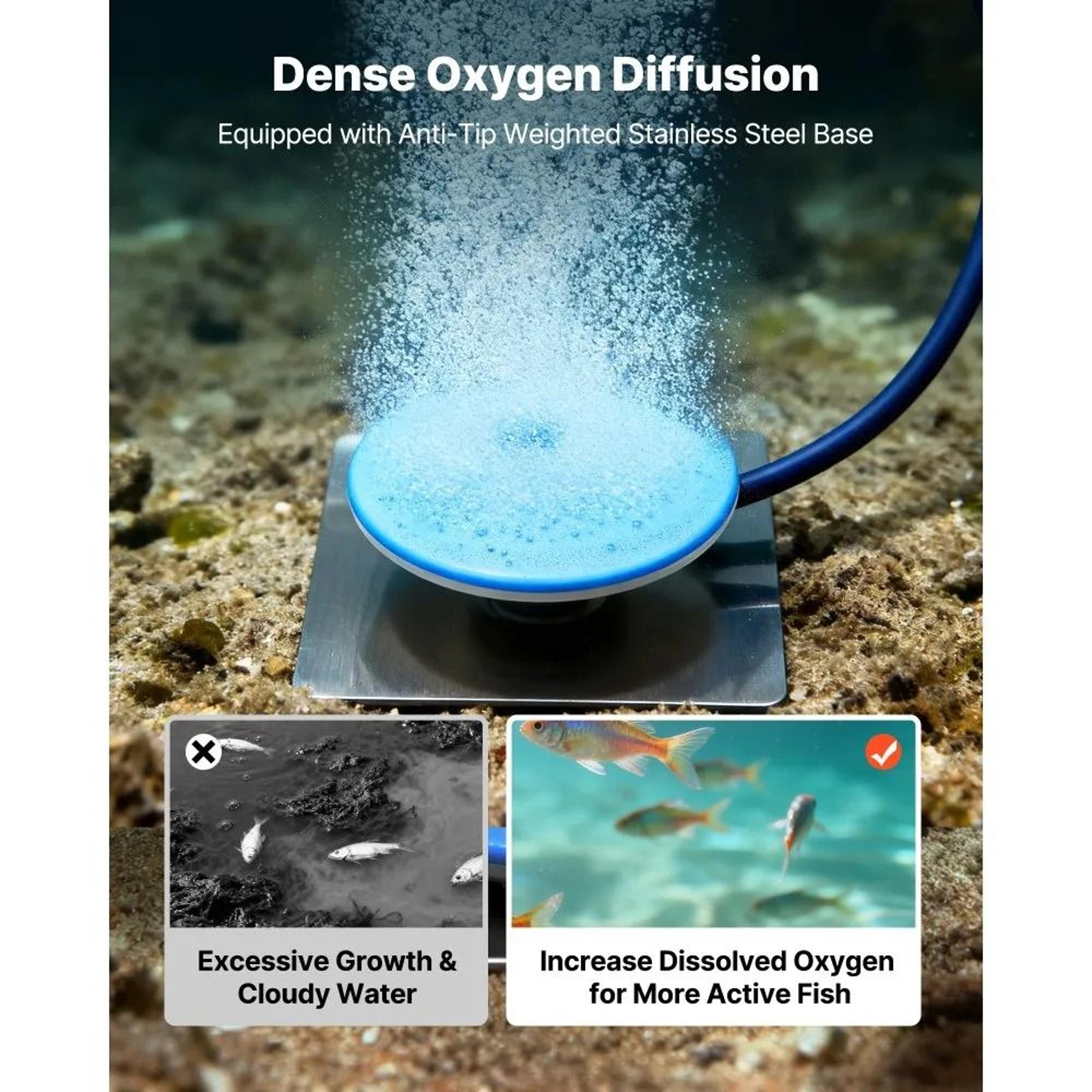 Pond Aerator 52 CFM Oxygen Circulation System For Large Ponds And Lakes 5