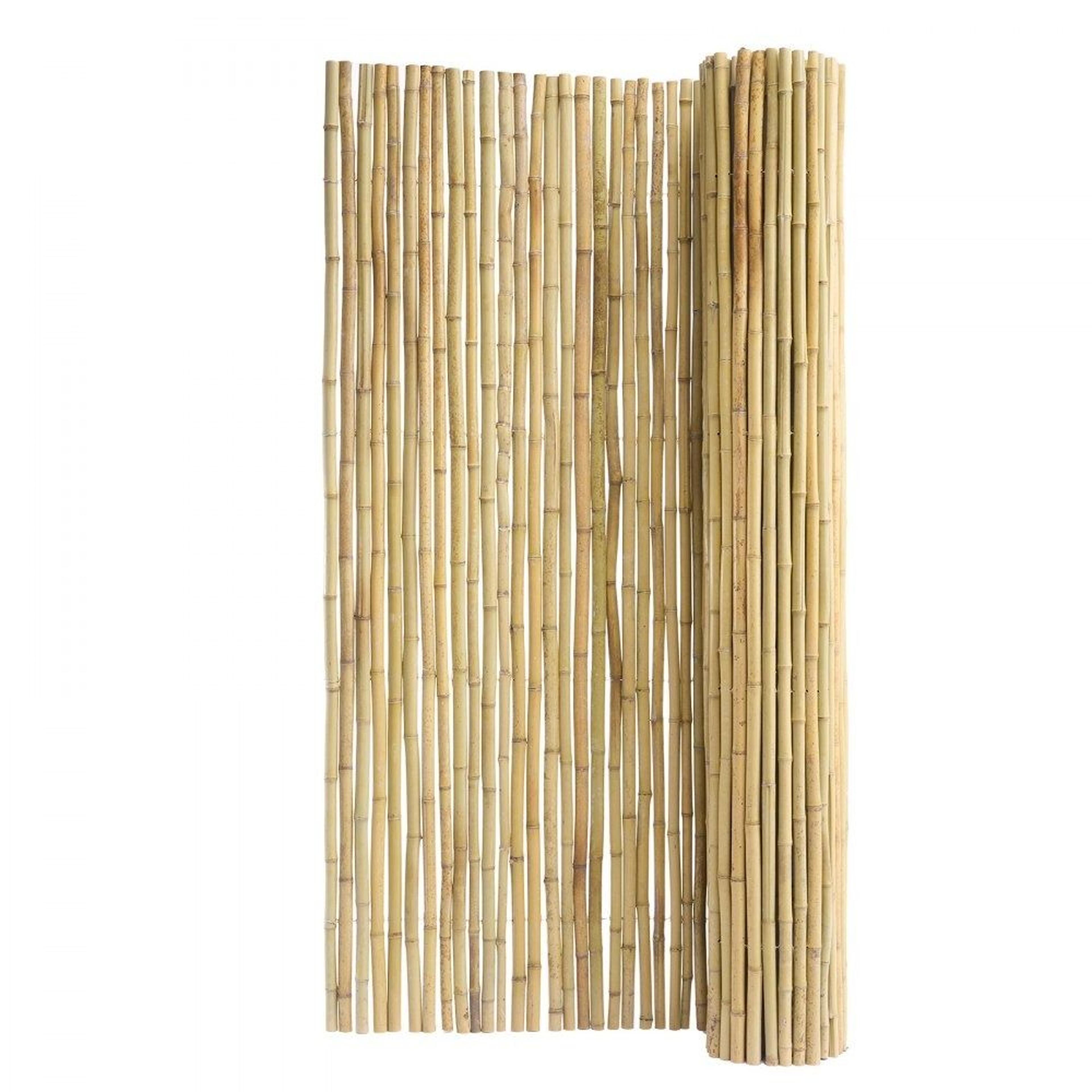 natural bamboo privacy fence 6x8 ft eco friendly garden screen