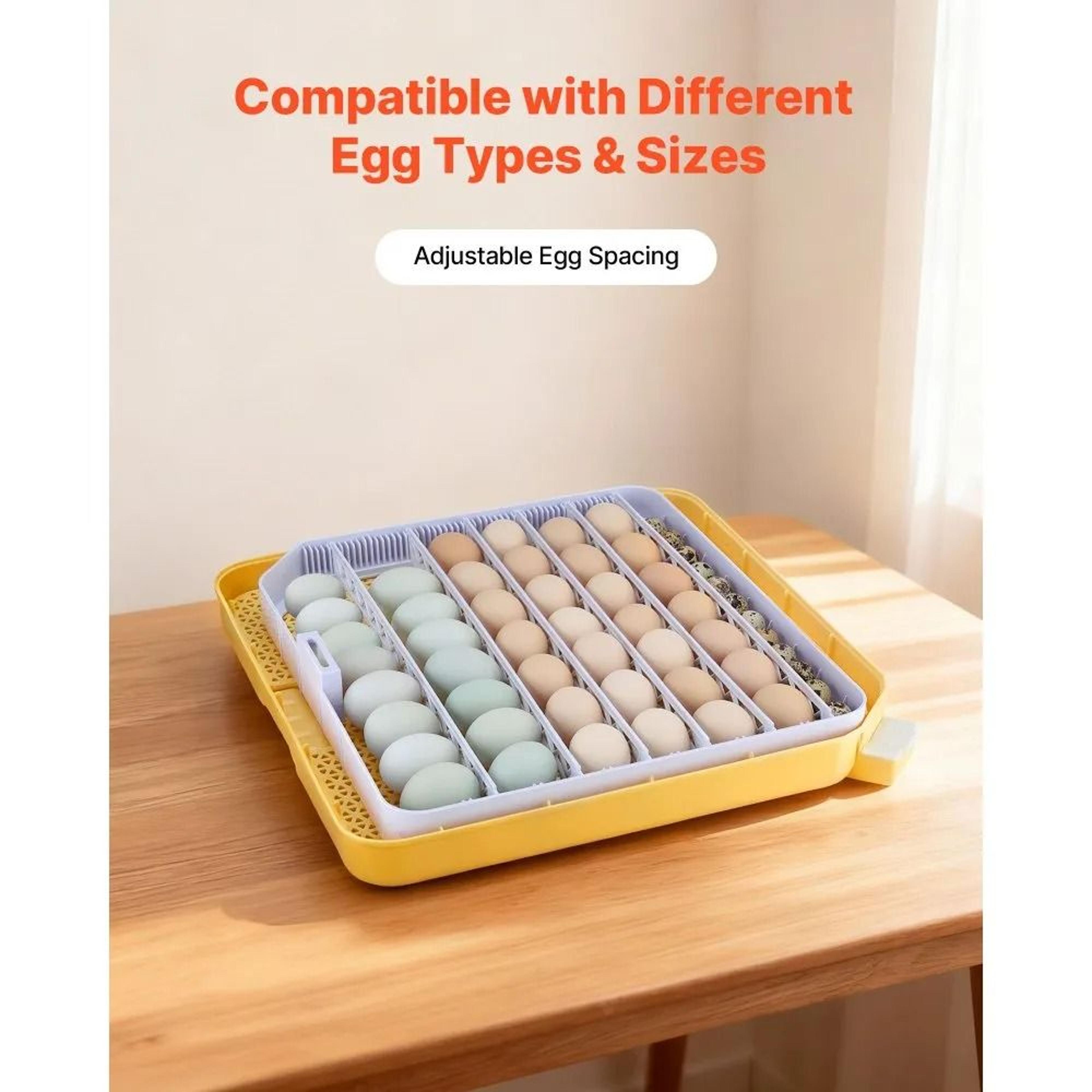 48 Egg Incubator With Automatic Egg Turner Humidity Control And LED Candler 3