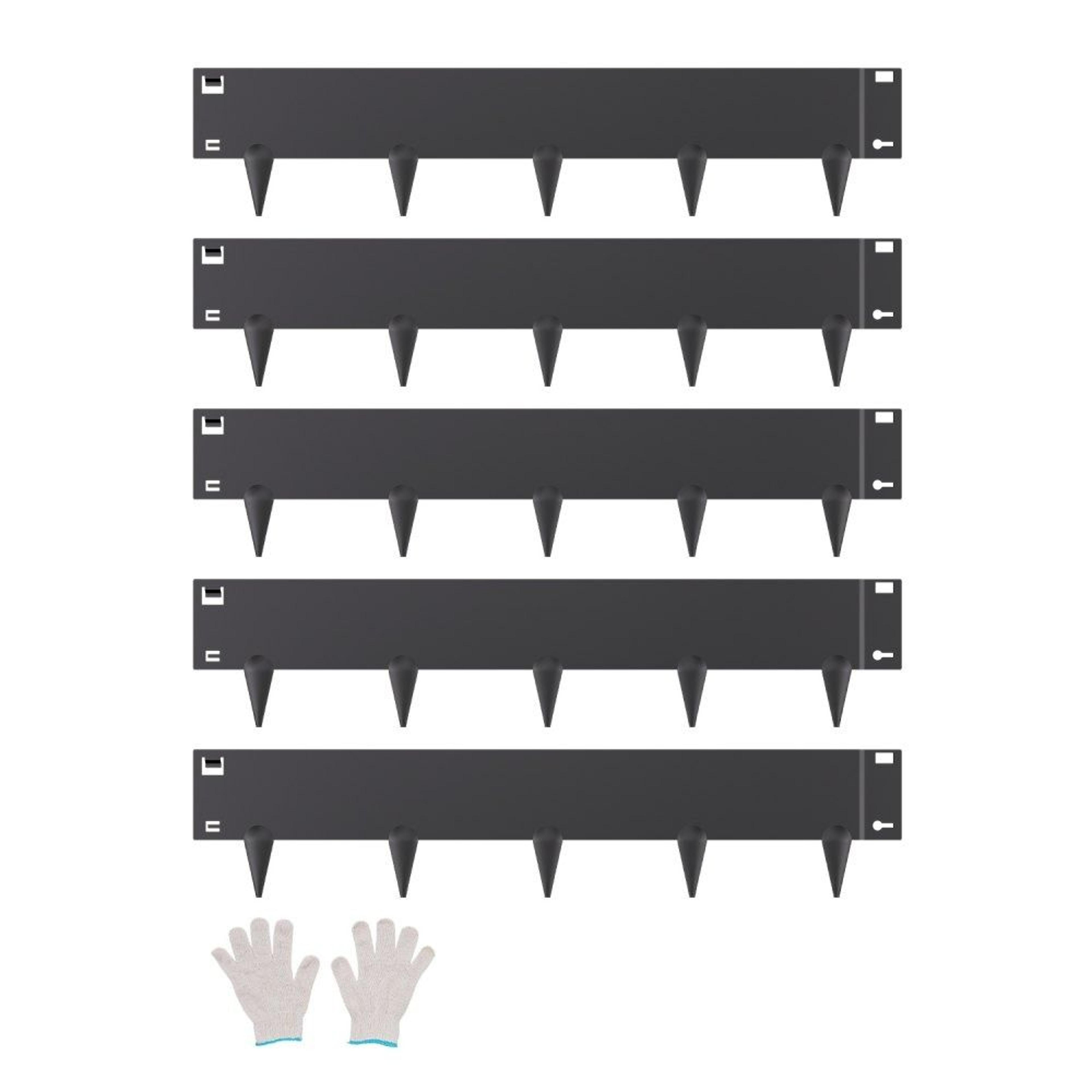 steel landscape edging 5 pack 39 x 5 inch bendable metal garden border