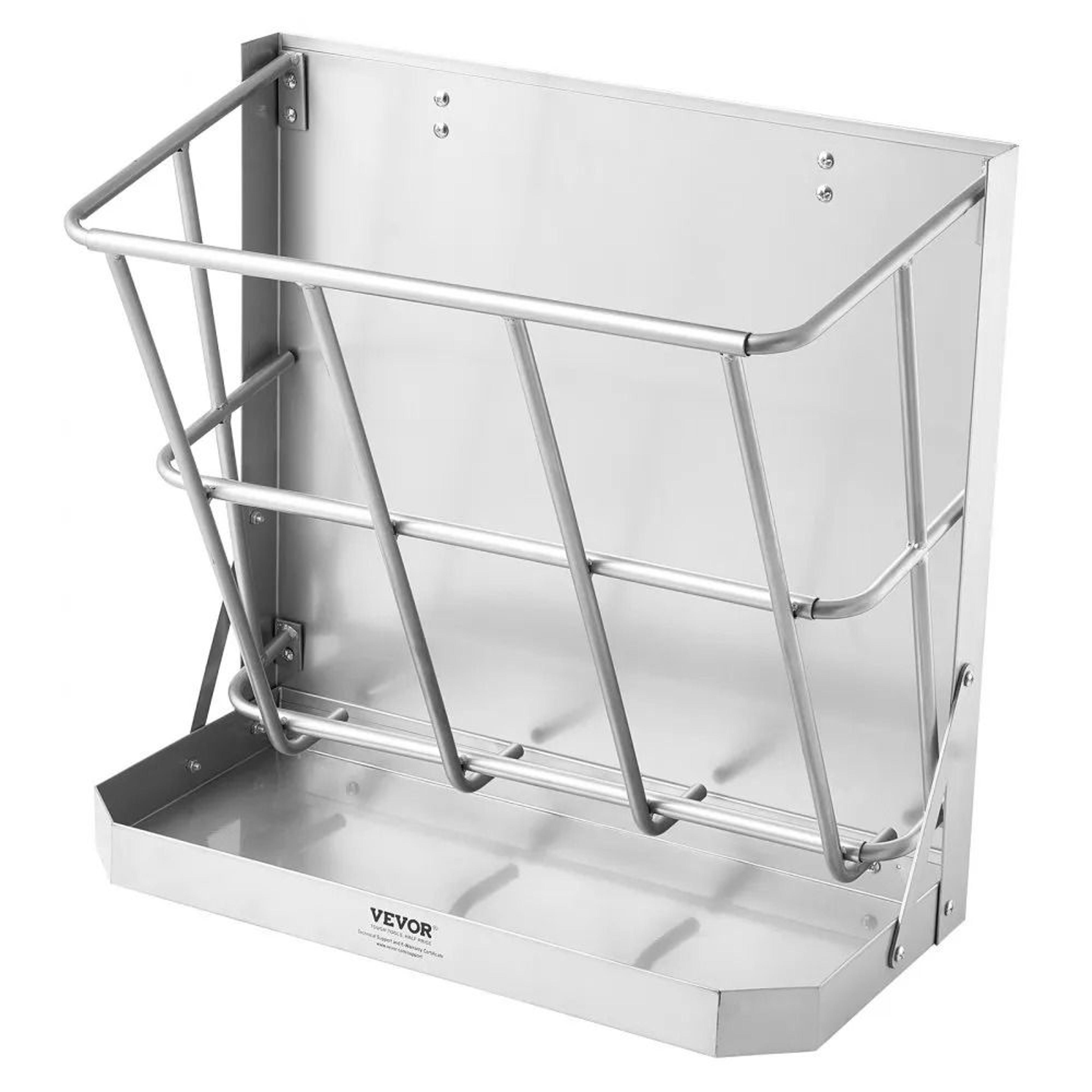 395 Gallon Goat Hay Feeder 2 In 1 Wall Mounted Hay And Grain Feeder 7