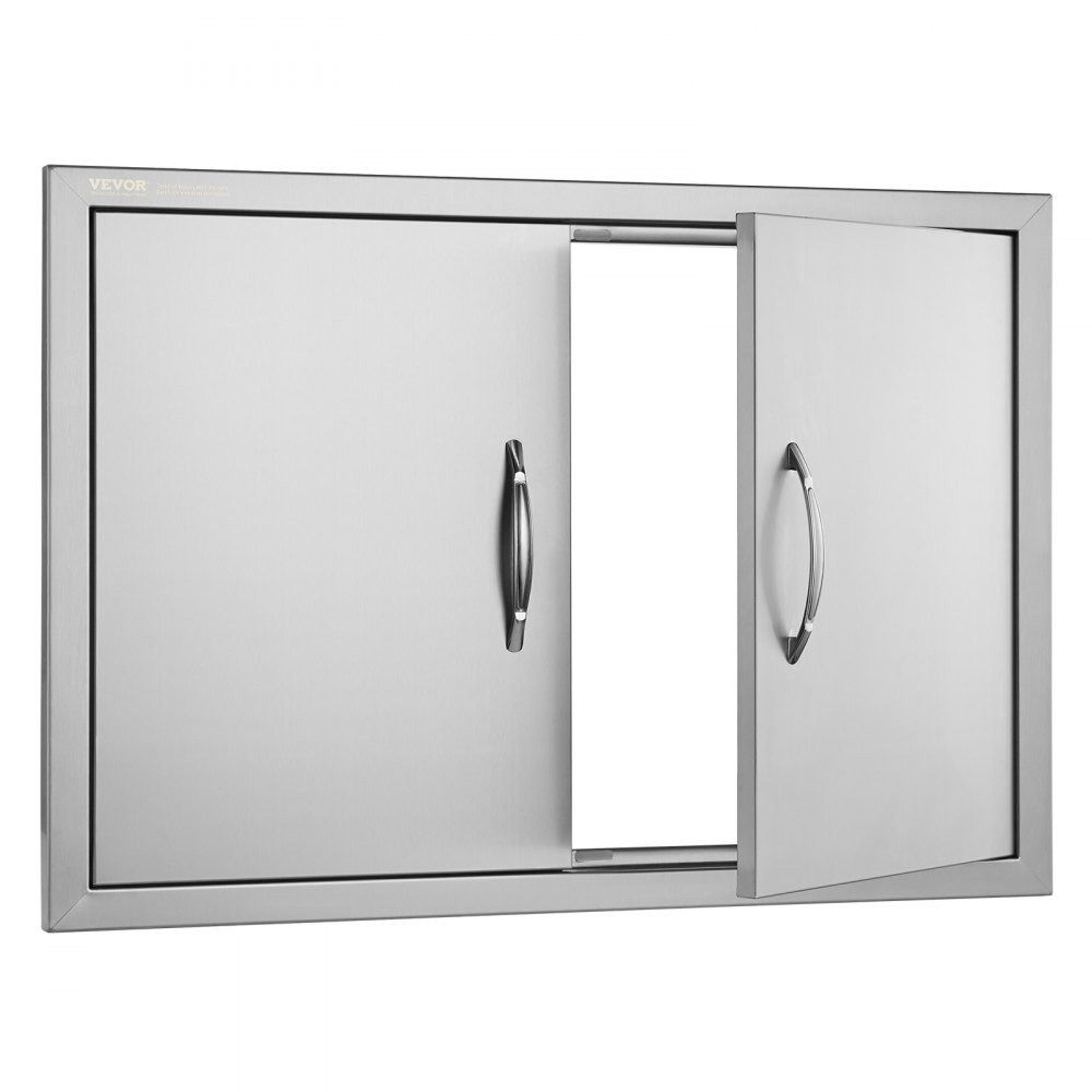 bbq access door 30x21 inch stainless steel outdoor kitchen cabinet door