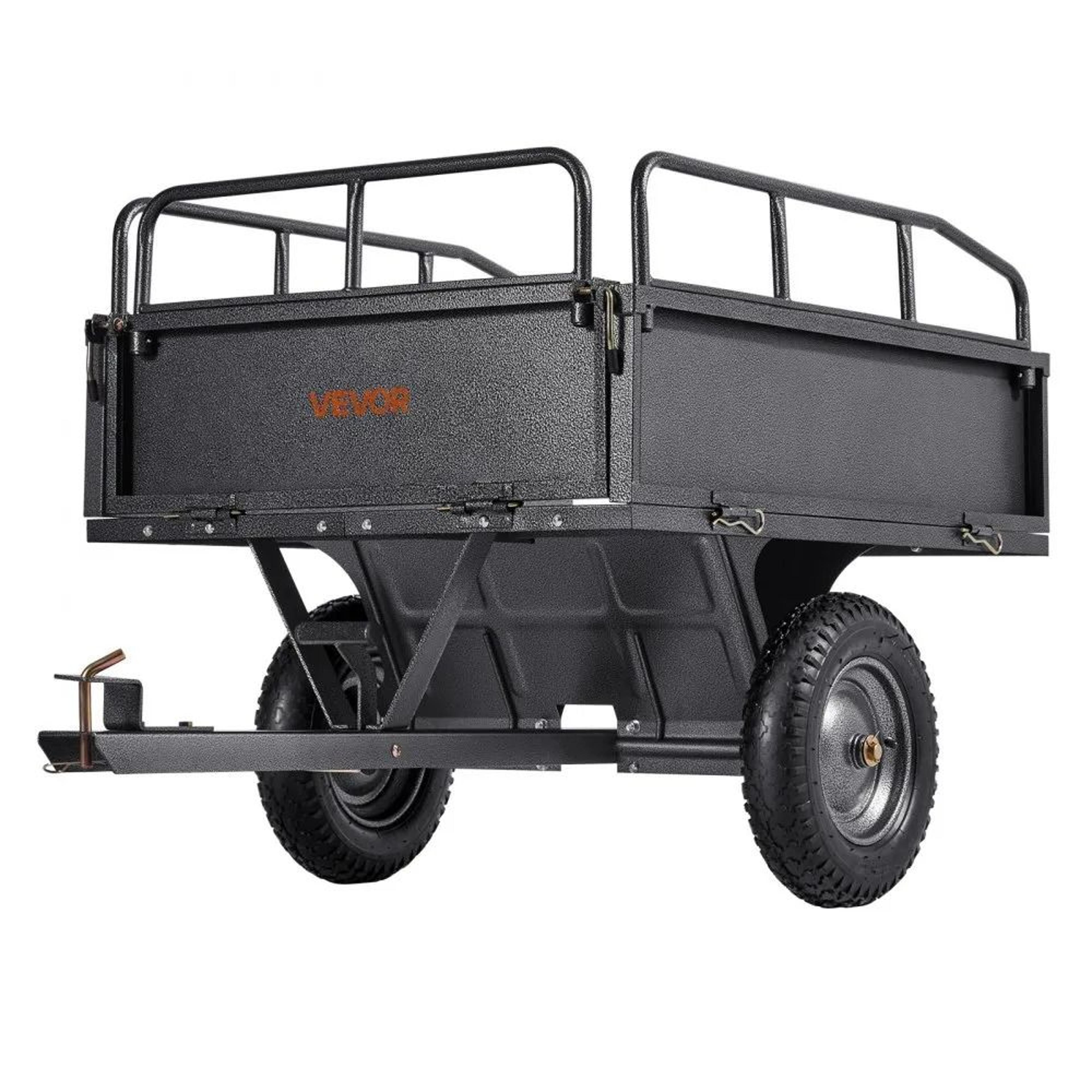 10 cu ft 500lb garden utility trailer heavy duty dump cart