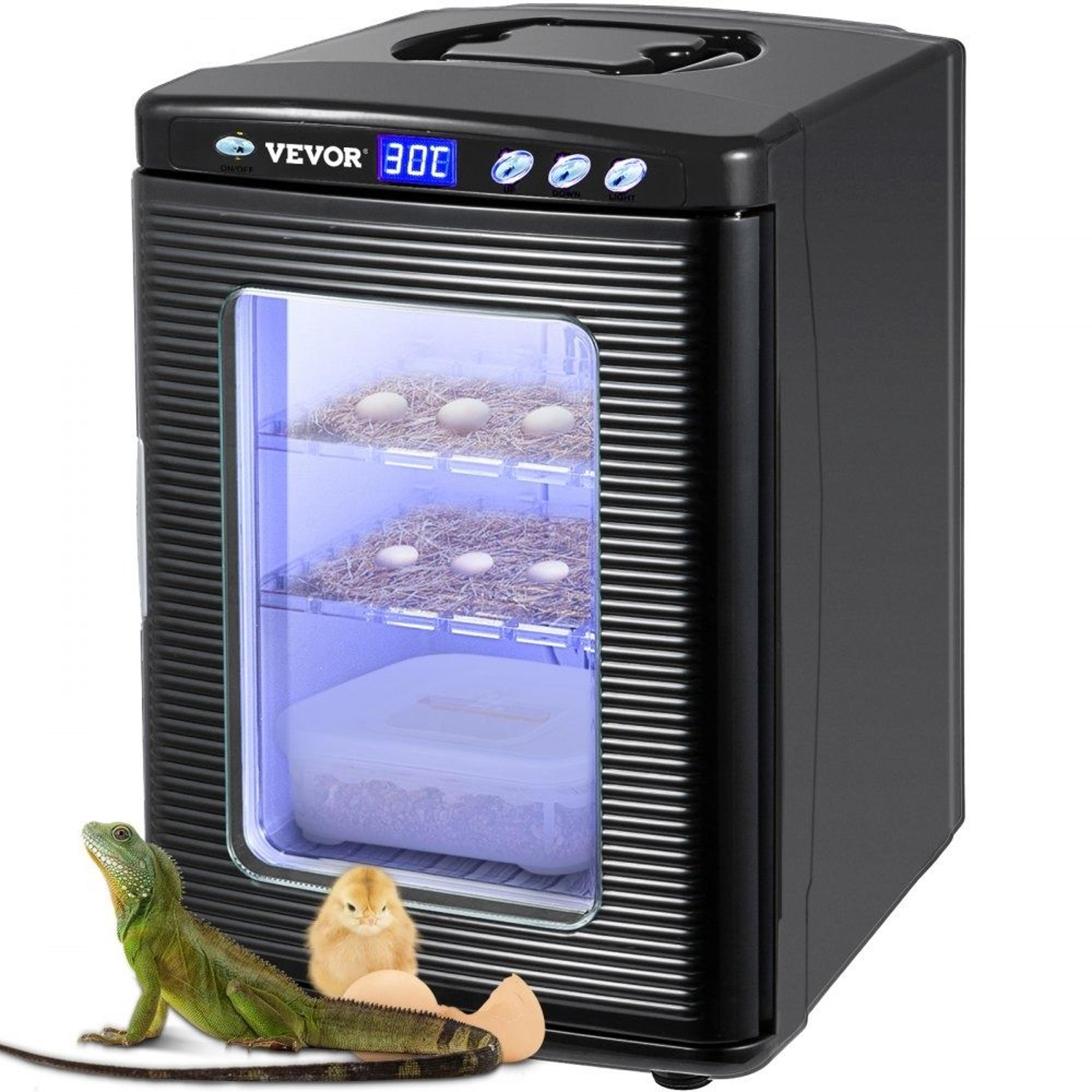 25l reptile egg incubator with digital temperature control and led display