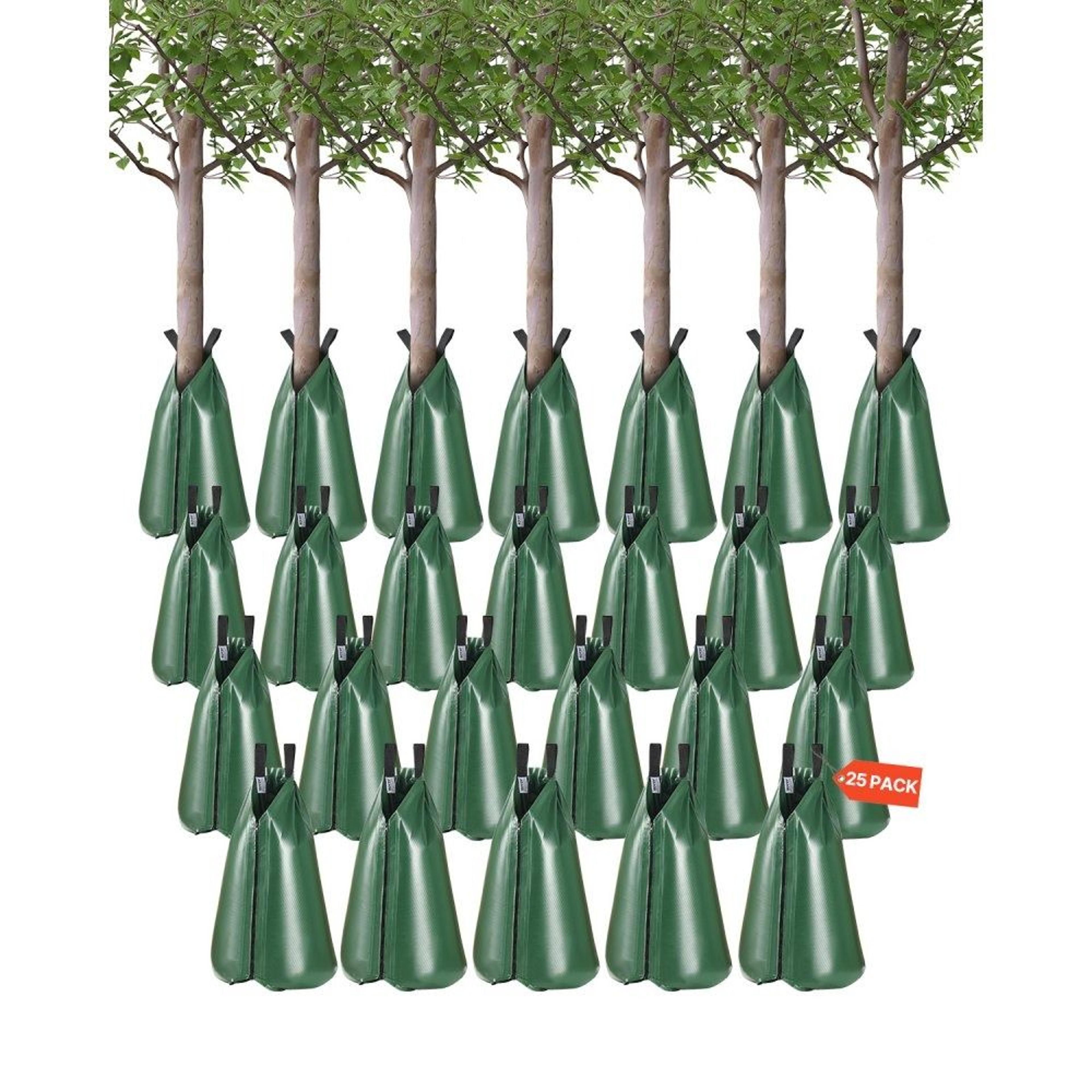 25 pack 20 gallon tree watering bag slow release irrigation system
