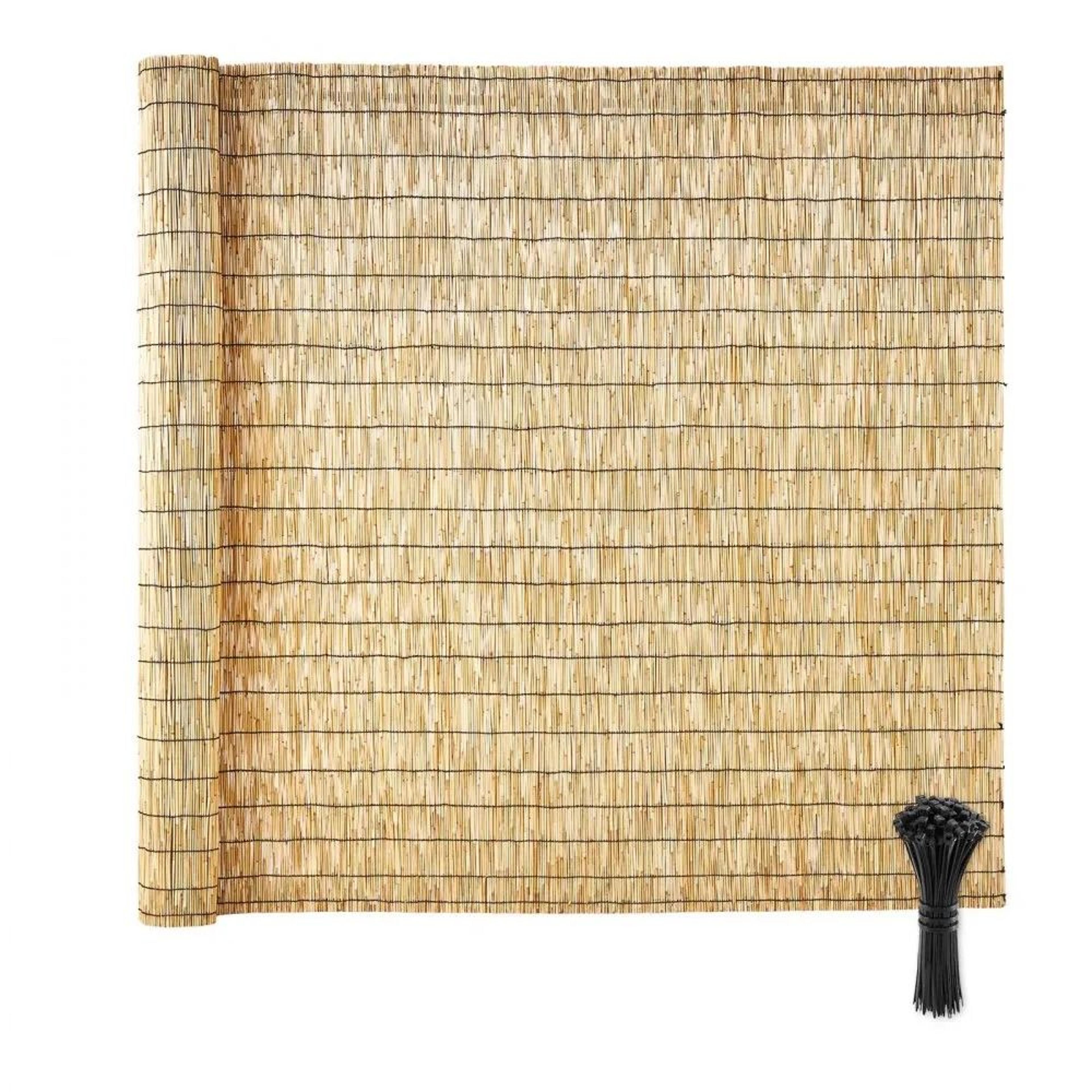 natural reed privacy fence roll decorative outdoor garden screen