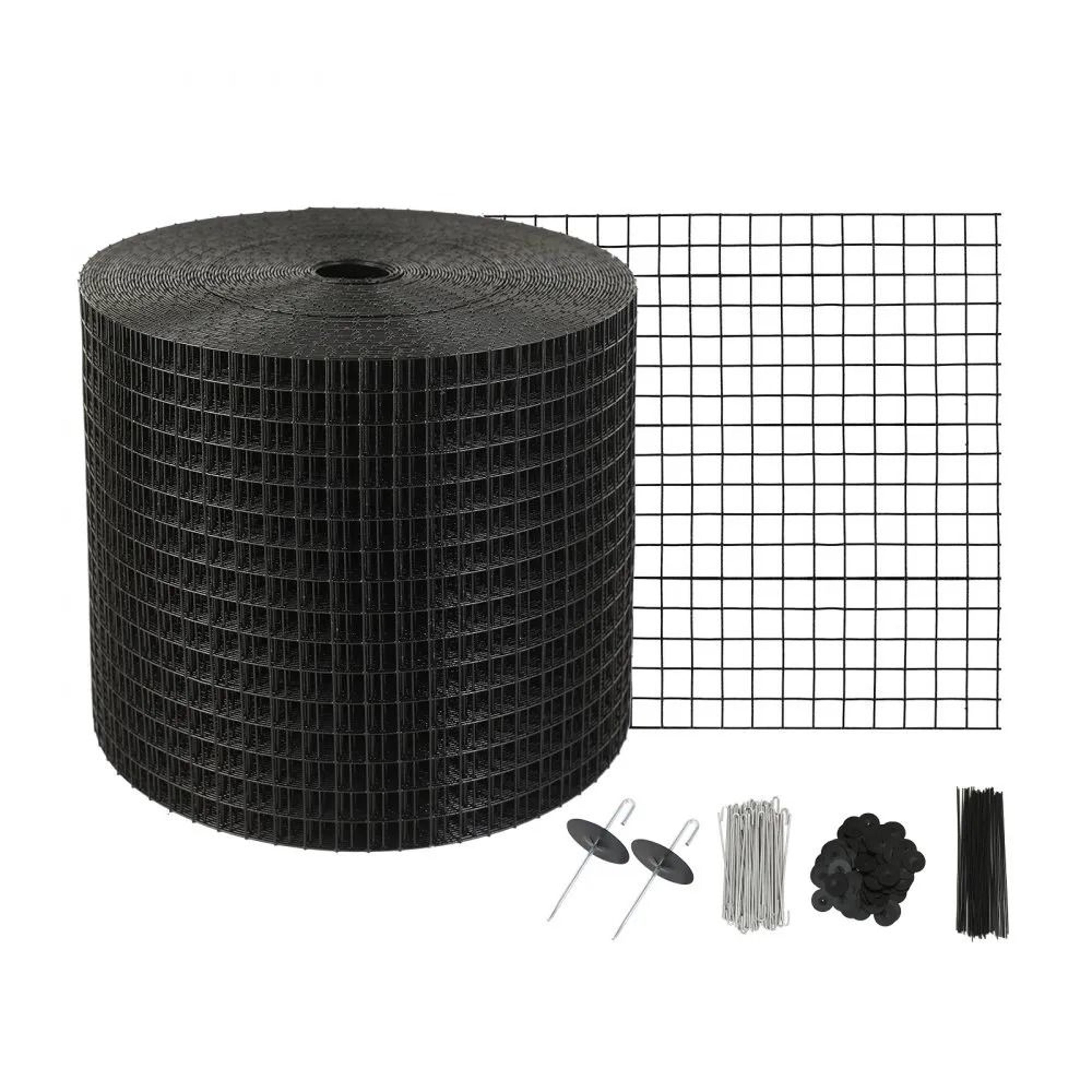 6 Inch X 100 Ft Solar Panel Bird Guard Critter Guard PVC Coated Wire Mesh Kit 7