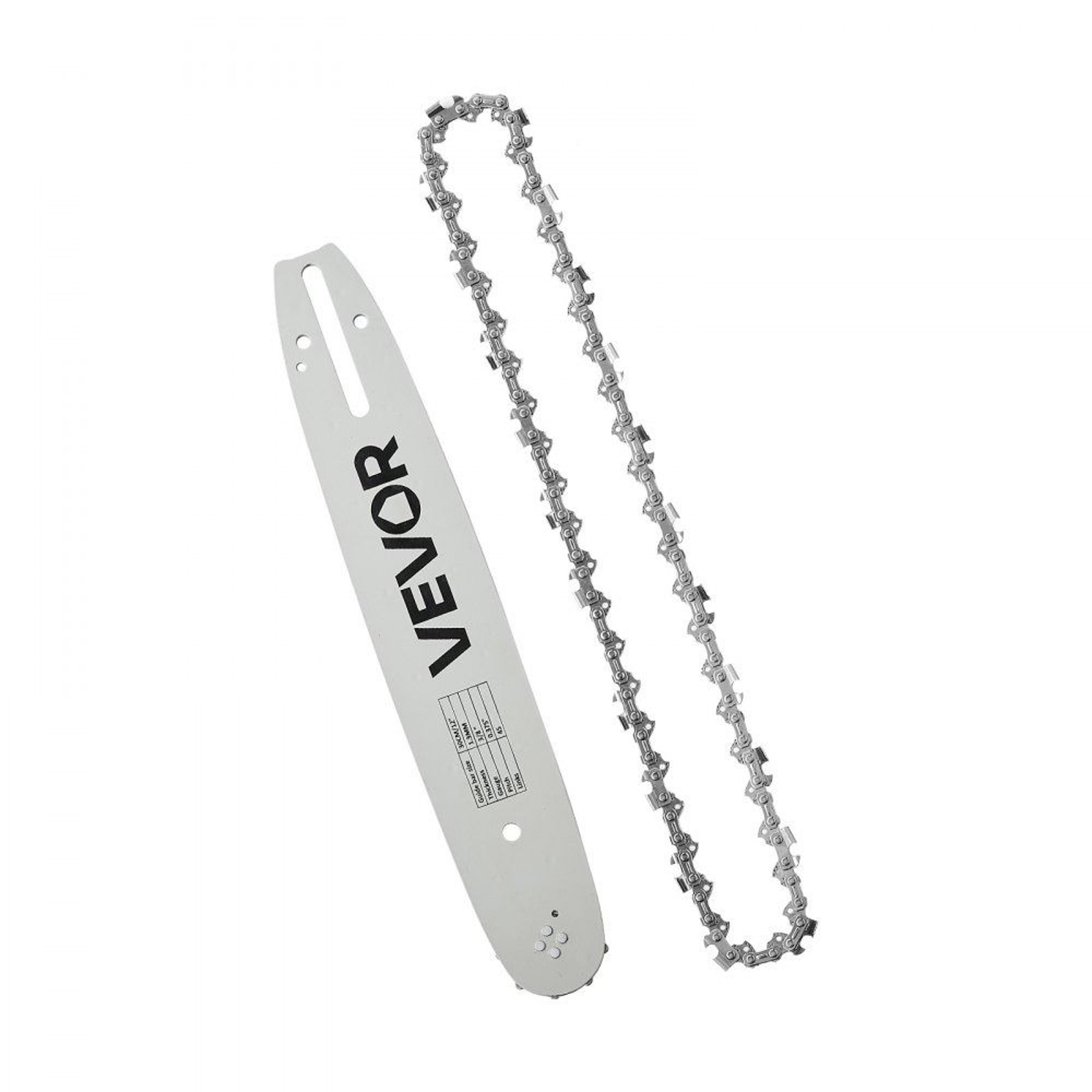 12 inch chainsaw bar and chain replacement combo for vevor cn-25 gas chainsaw