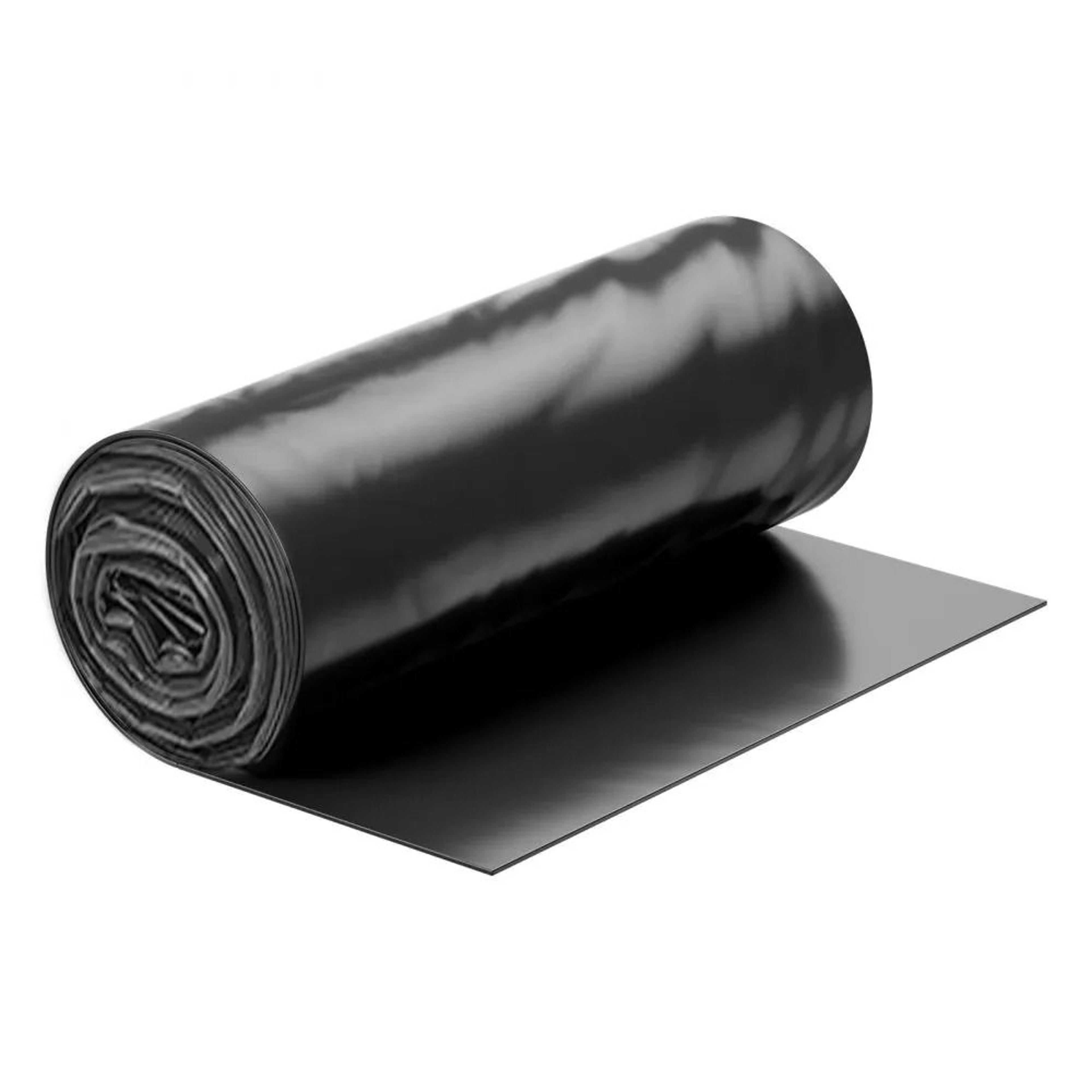 4 Mil Heavy Duty Plastic Sheeting 3 X 50 Ft Black Polyethylene Vapor Barrier Roll 7