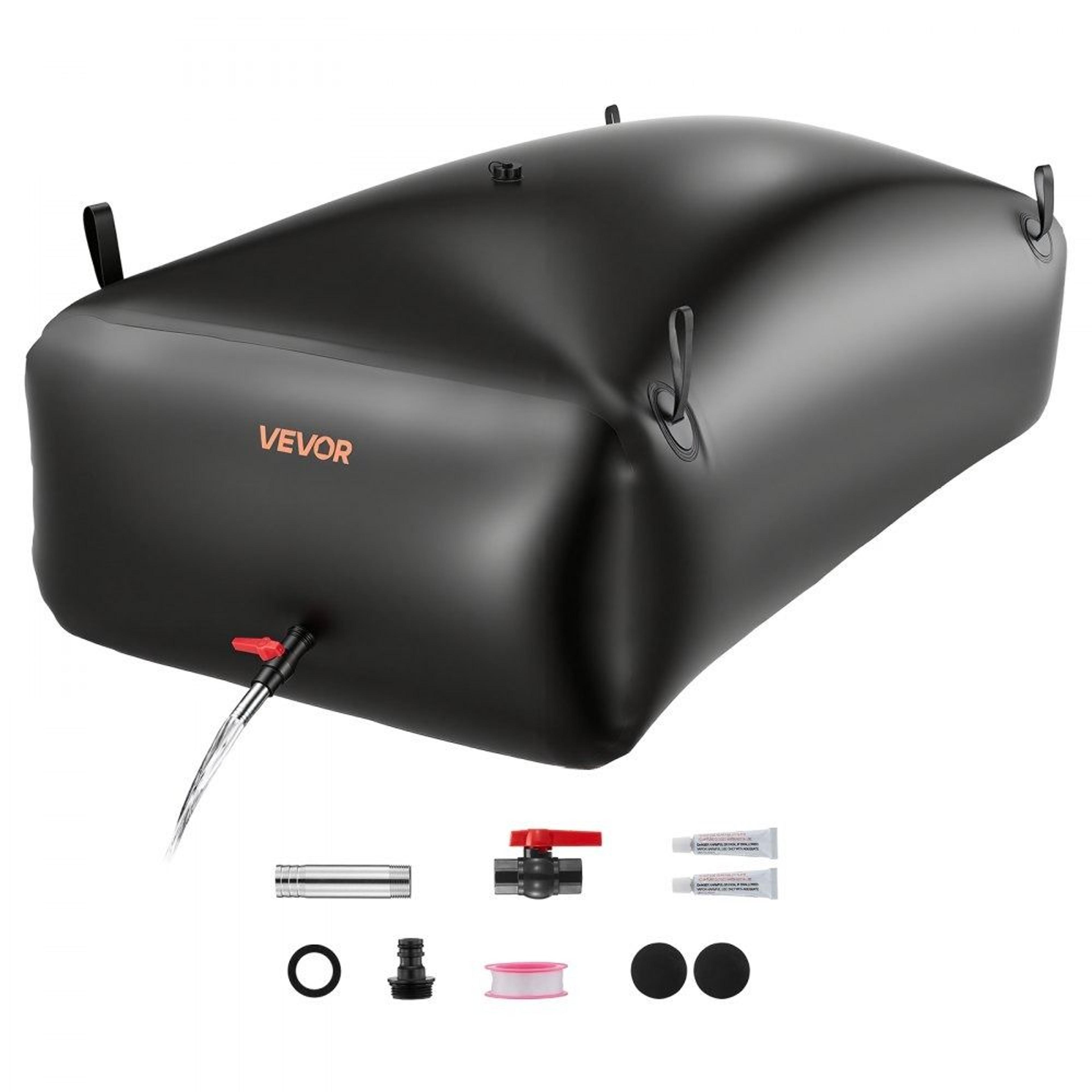 264 gallon water storage bladder 1000l collapsible portable water tank