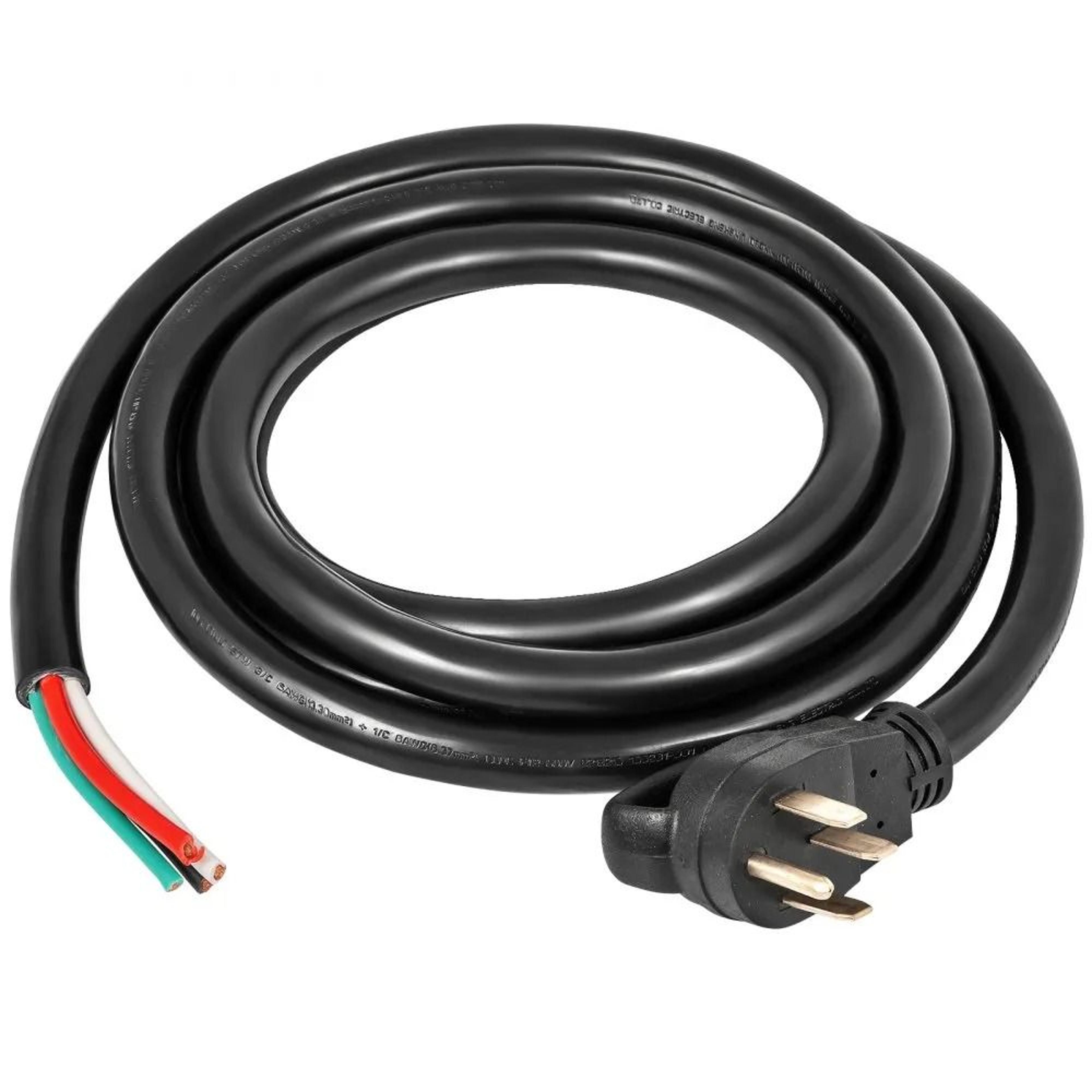 50 Amp Generator Cord 50 FT Heavy Duty NEMA 1450P To Bare Wire Power Cable 7