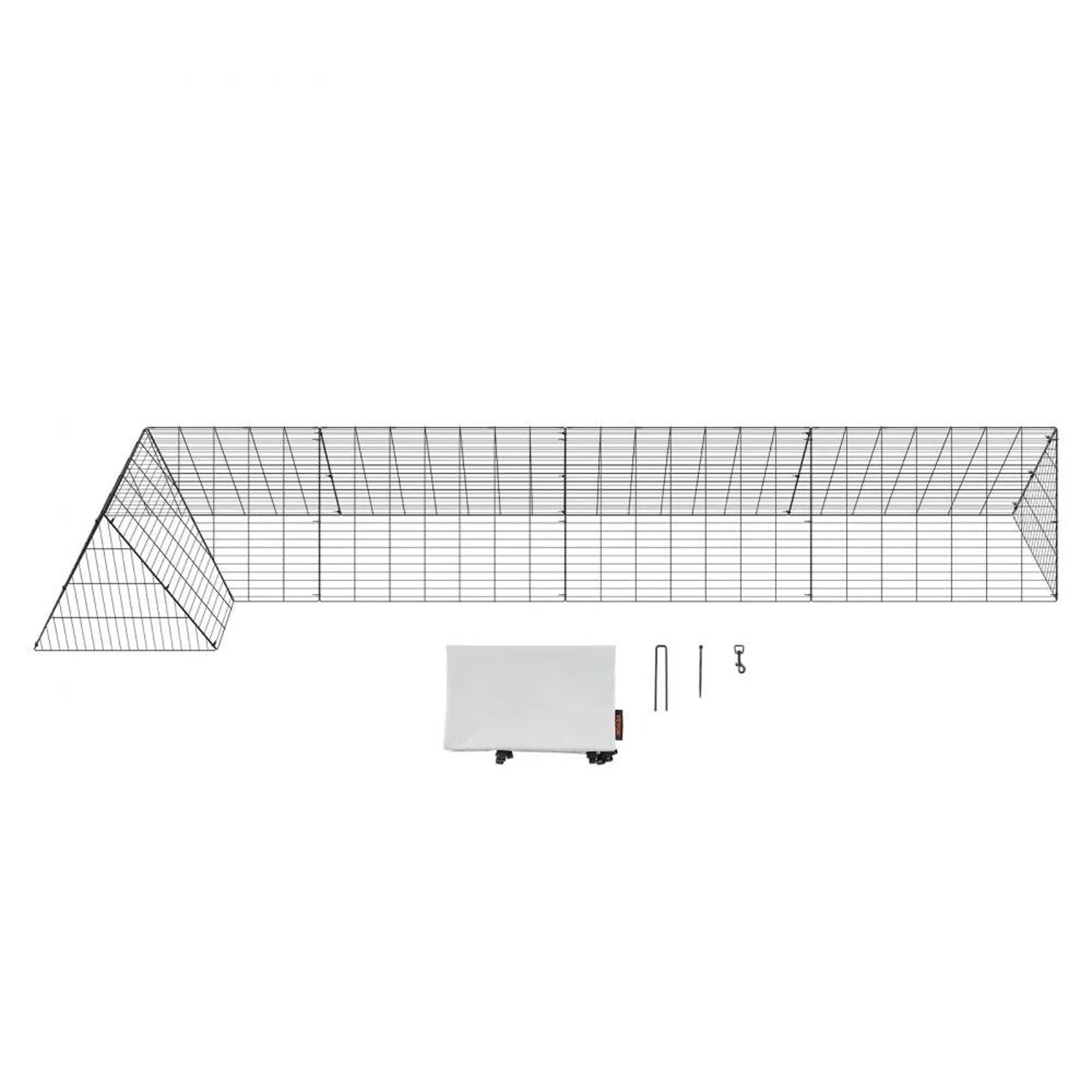 portable chicken tunnel outdoor chicken run with waterproof cover
