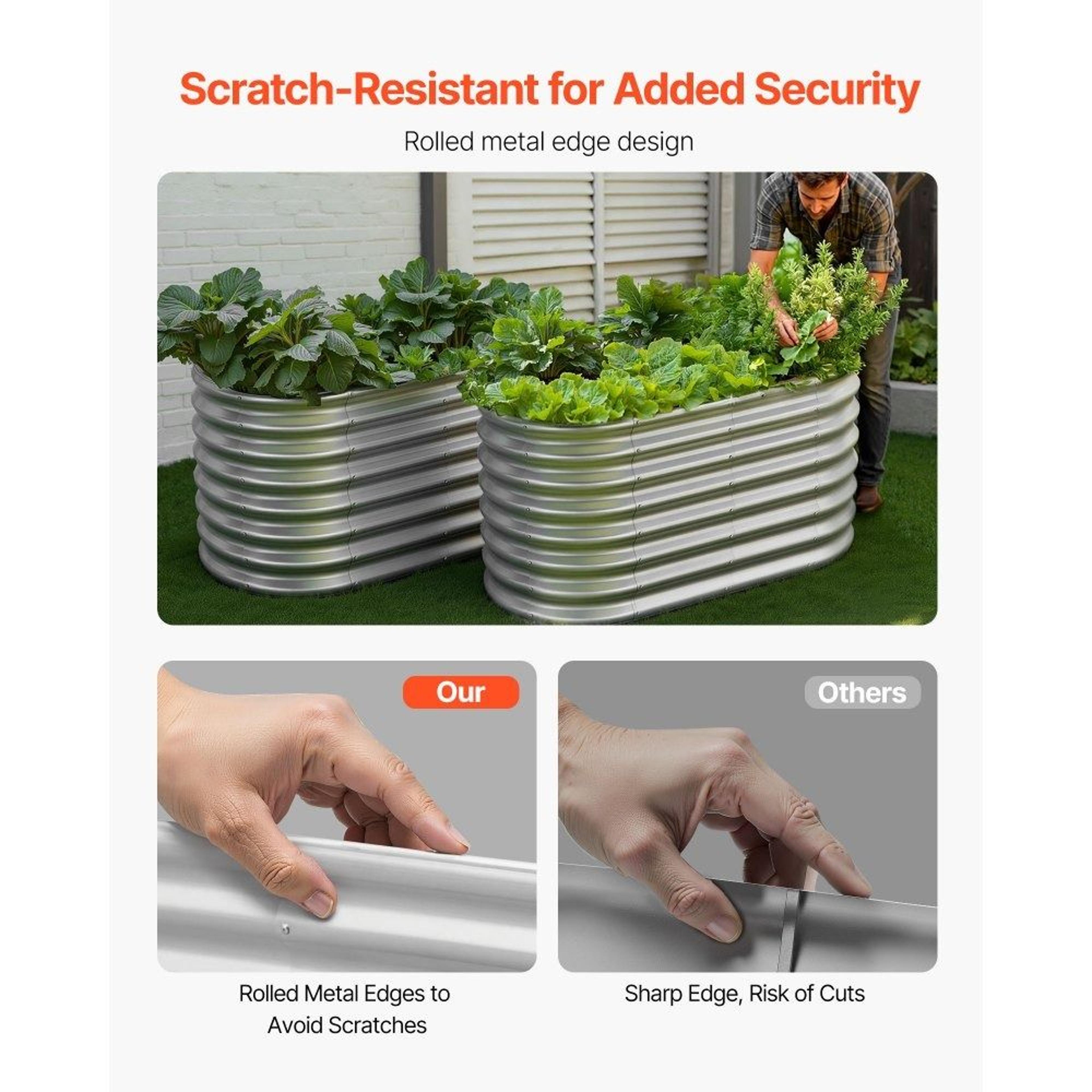 Galvanized Raised Garden Bed With Open Bottom 3