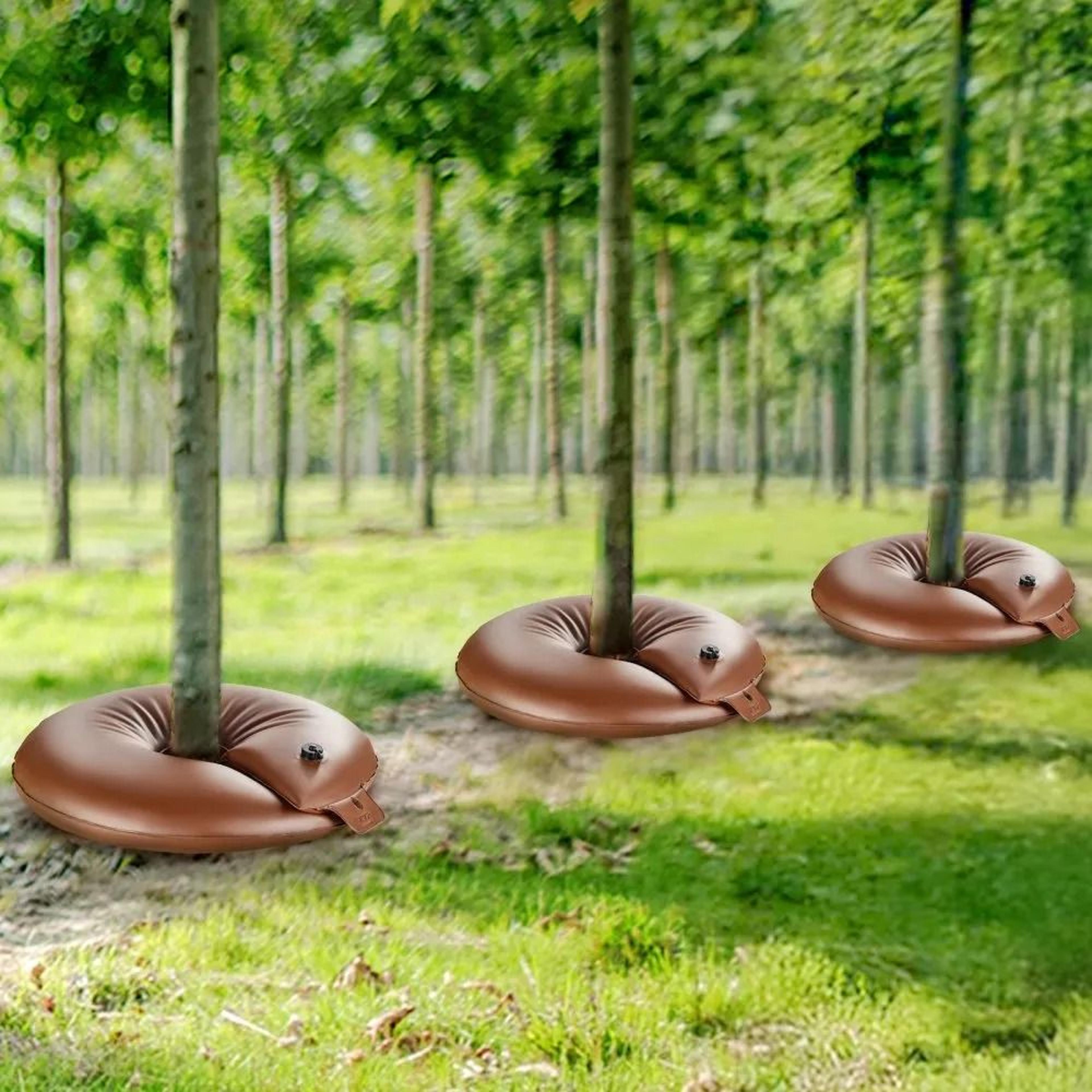 16 Gallon Tree Watering Rings 4 Pack Slow Release Tree Irrigation Bags 6