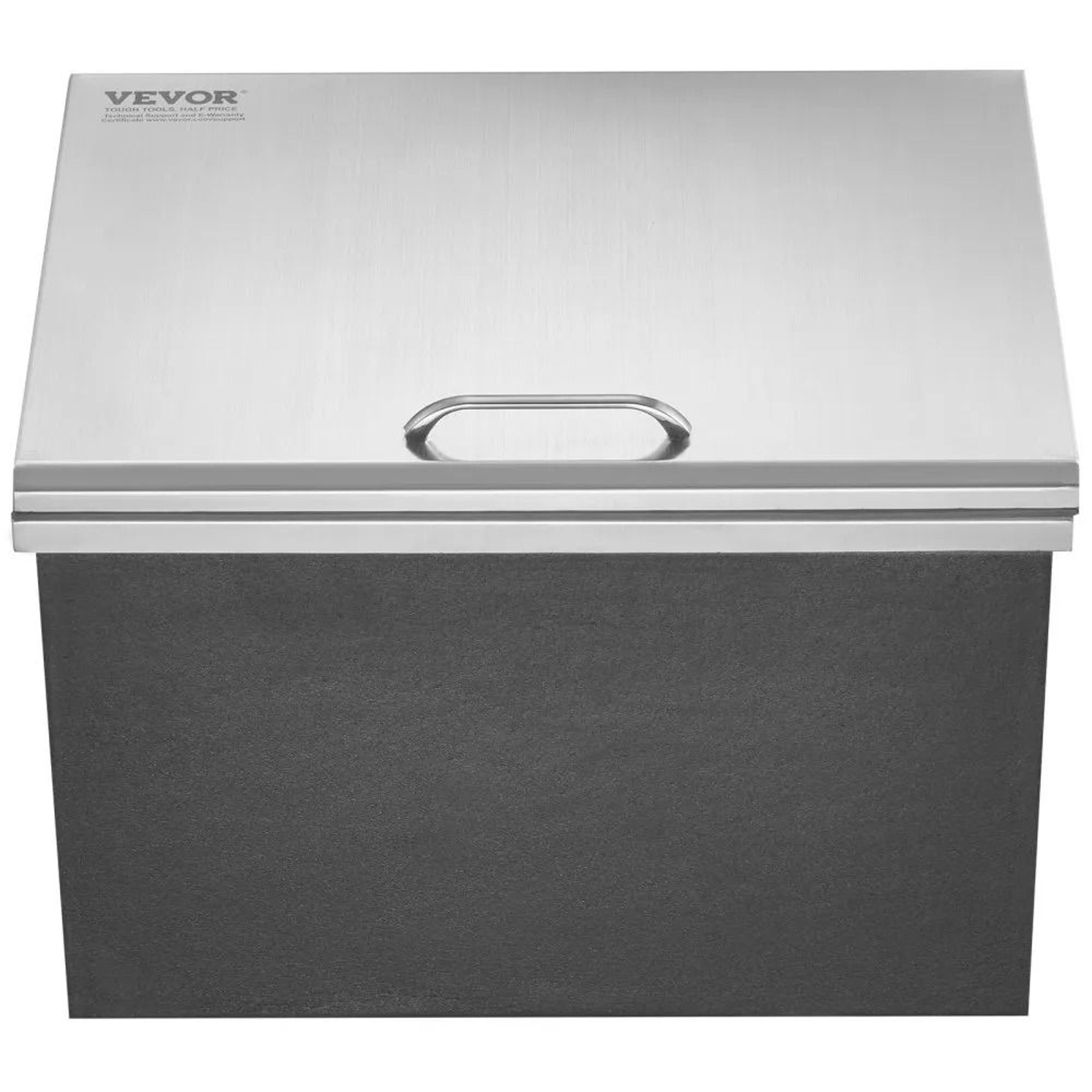467QT Drop In Ice Chest Stainless Steel Commercial Ice Bin For Outdoor Kitchens 7
