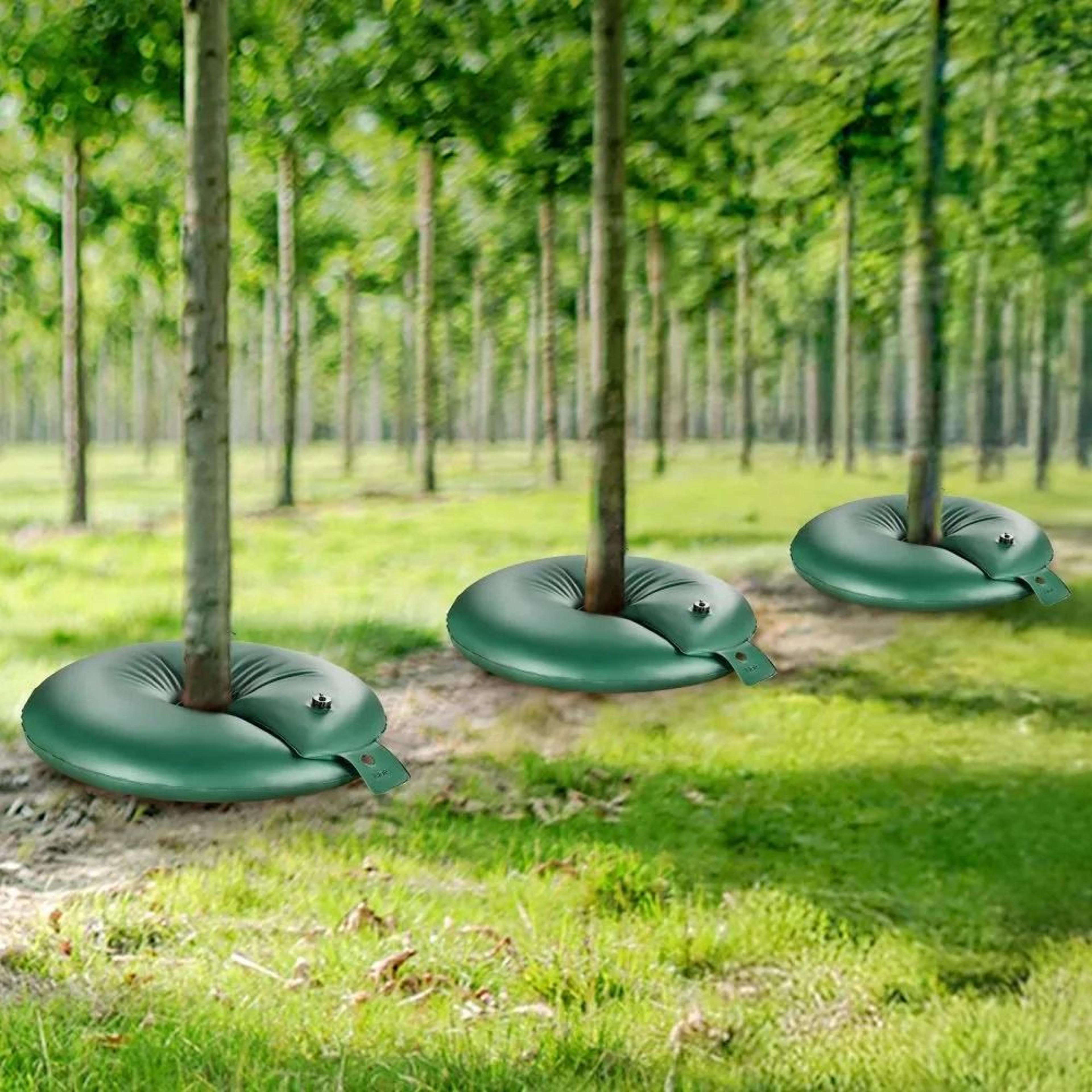 20 Gallon Tree Watering Rings 4 Pack Slow Release Tree Irrigation Bags For Deep Root Watering 5