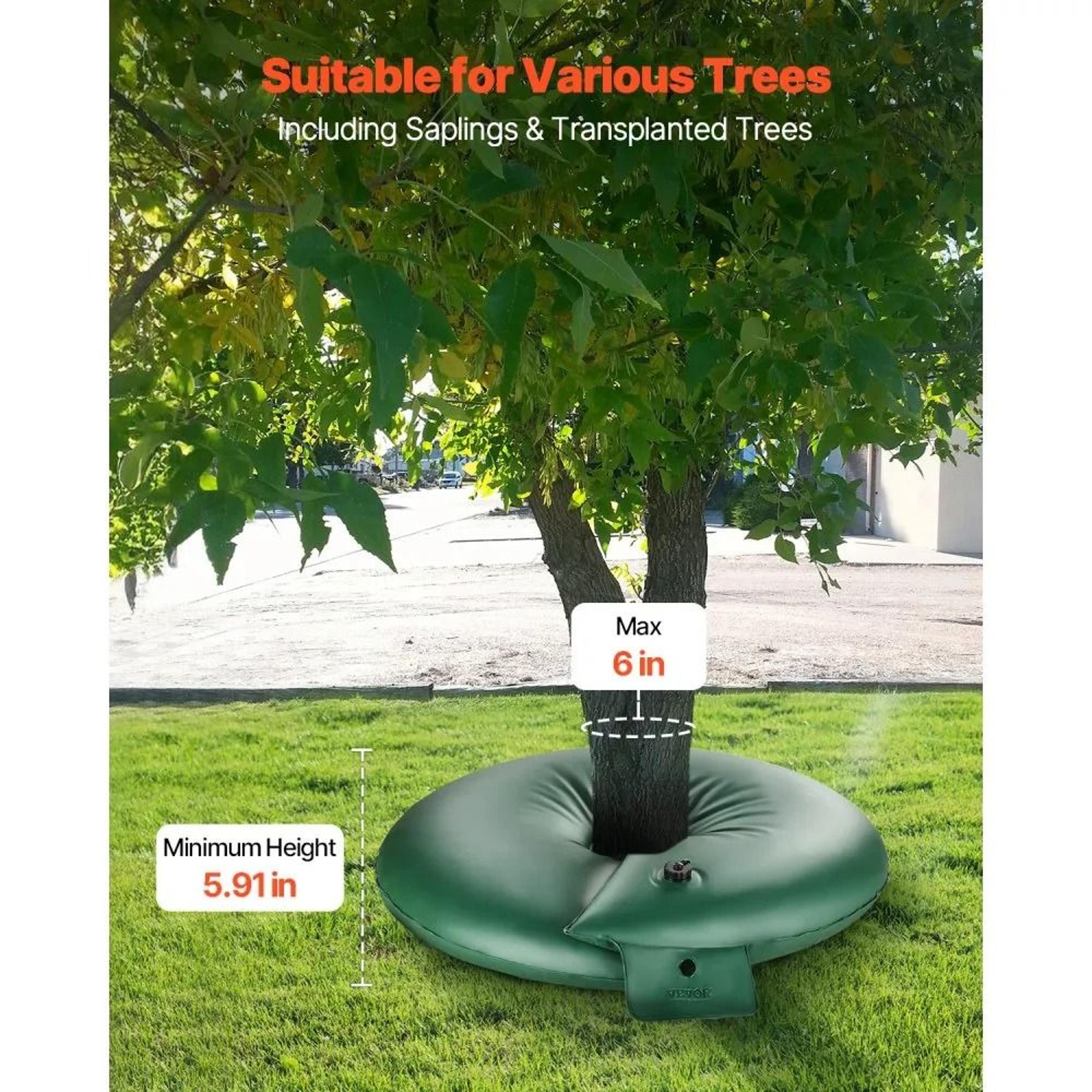 20 Gallon Tree Watering Rings 4 Pack Slow Release Tree Irrigation Bags For Deep Root Watering 2