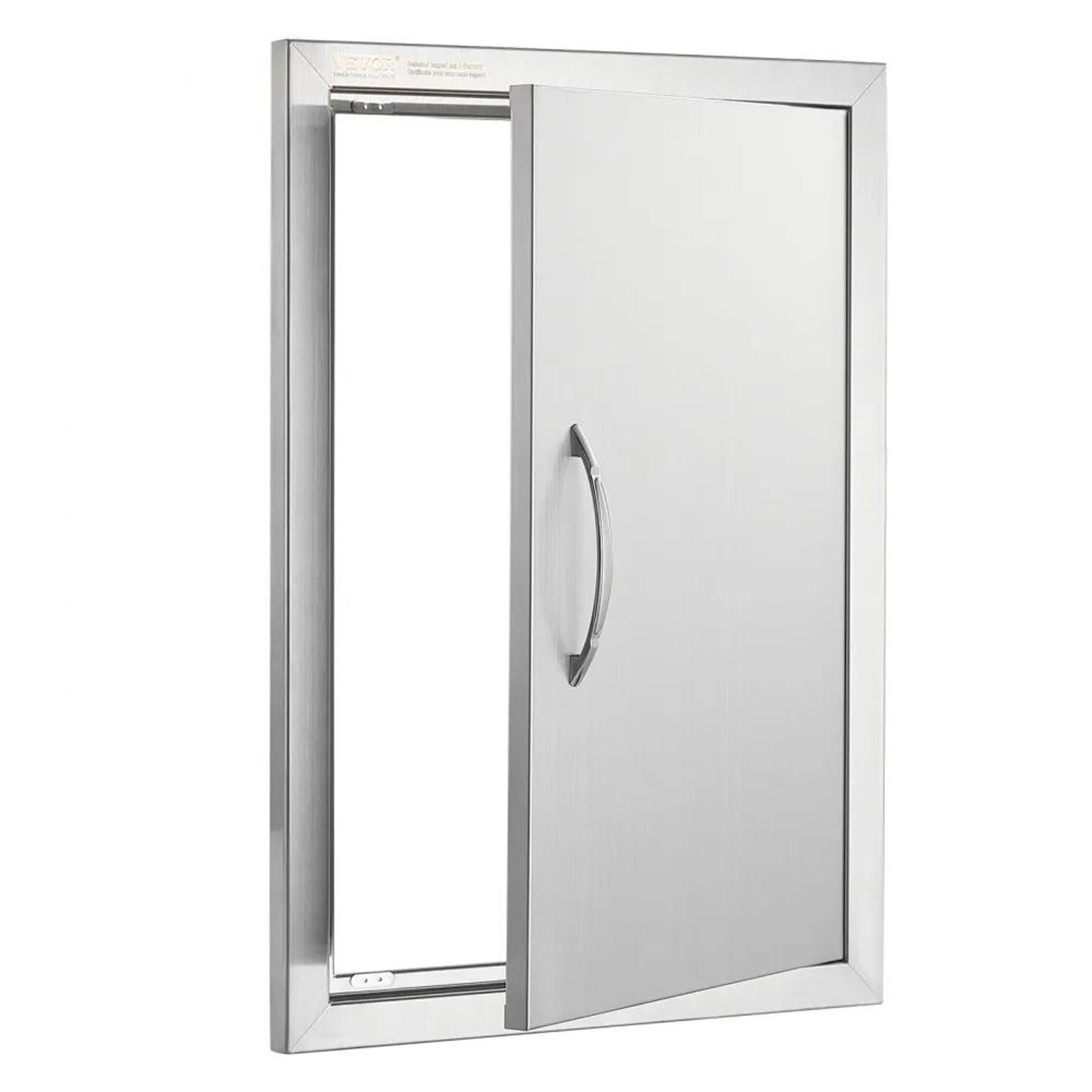 18 x 24 stainless steel bbq access door for outdoor kitchen and grill island