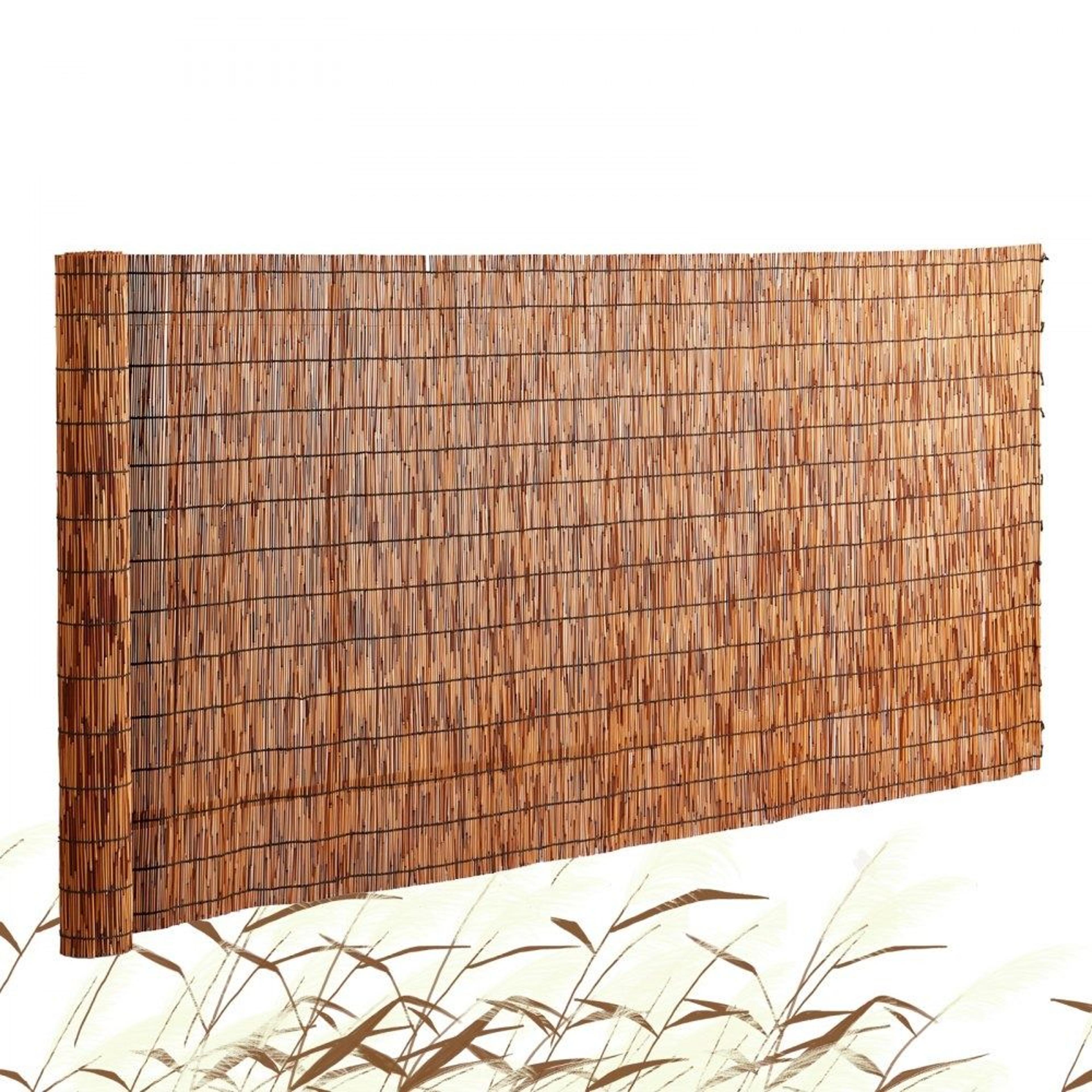 natural reed fencing roll outdoor privacy screen for patio balcony garden and backyard