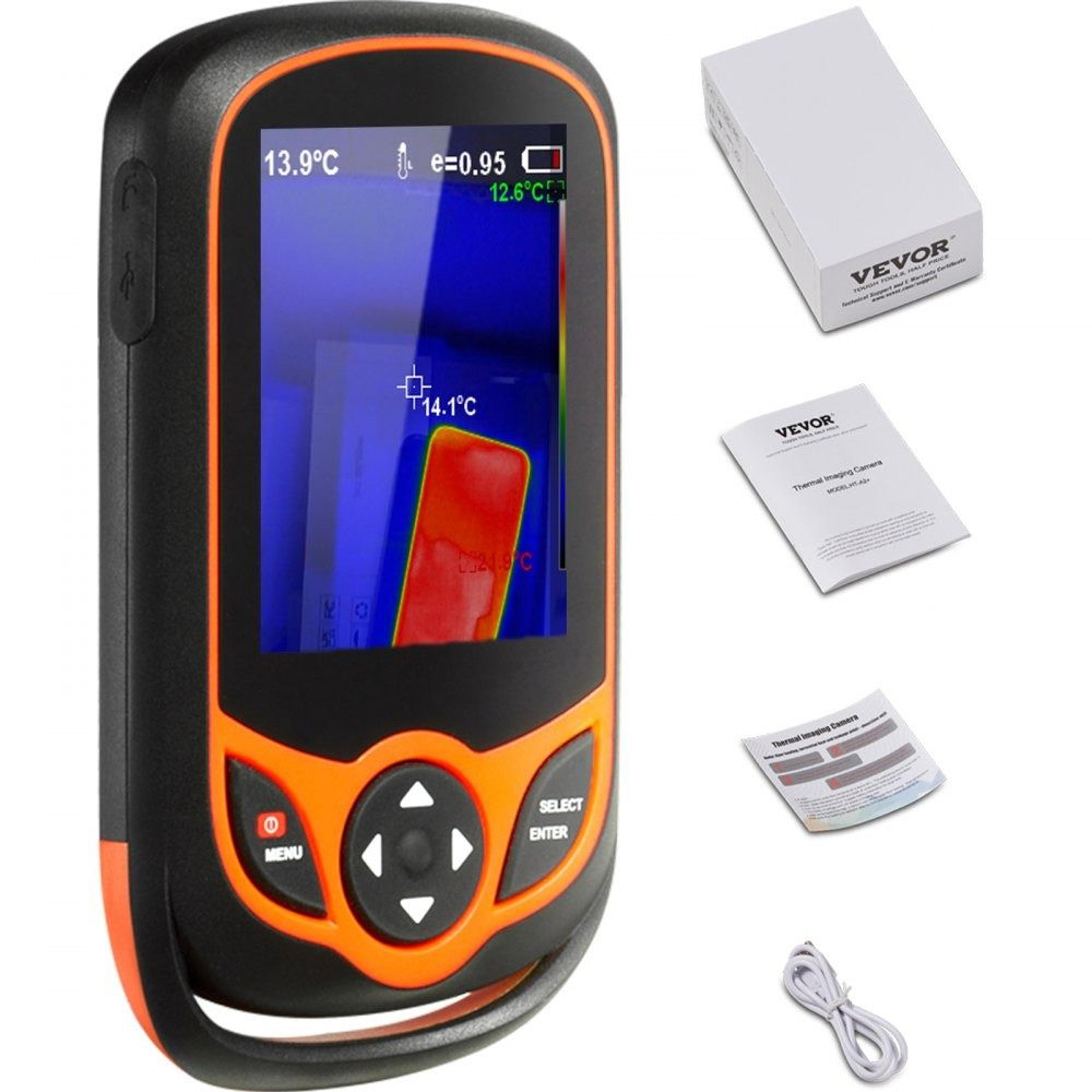 256 x 192 pocket thermal imaging camera with wifi touchscreen and 25hz infrared imaging