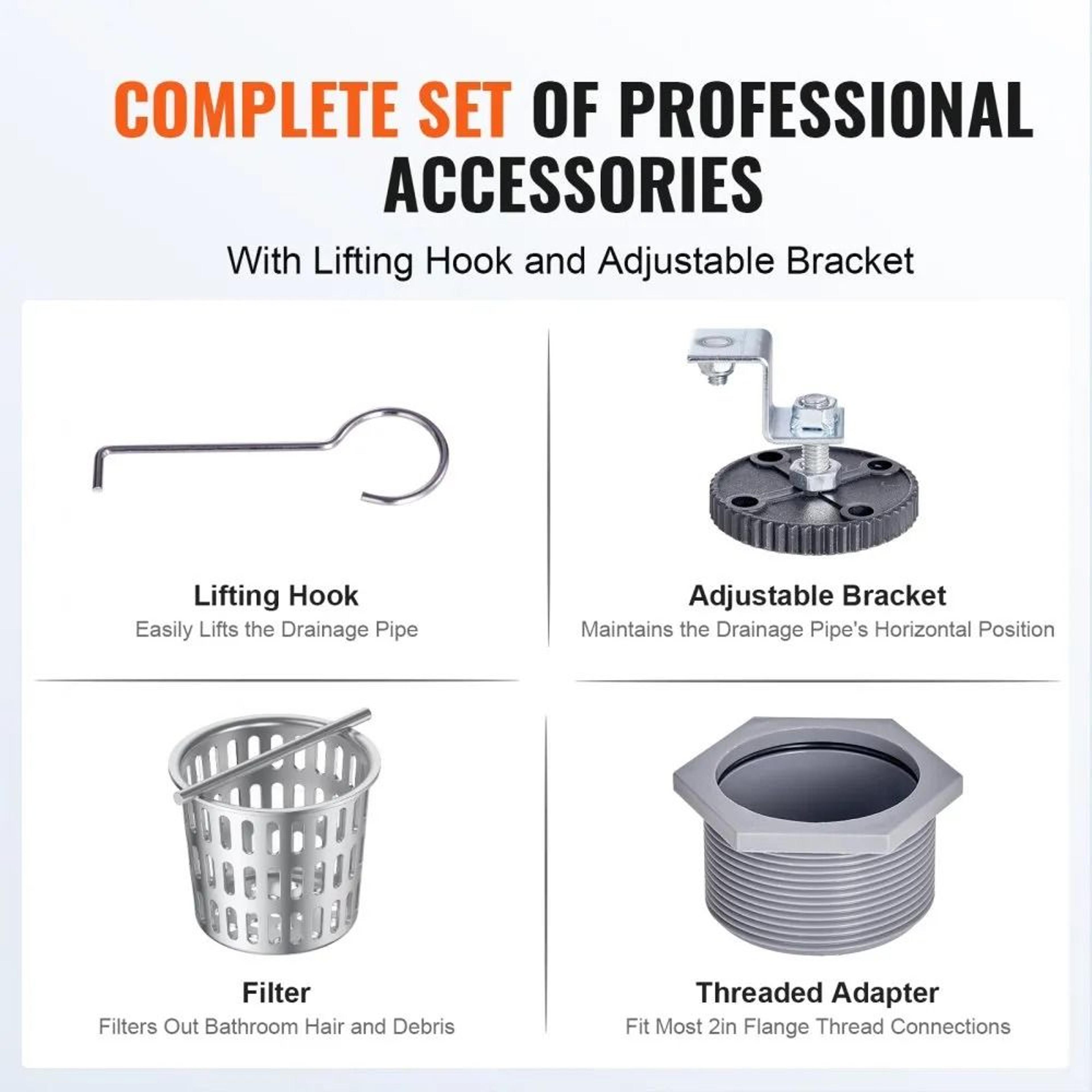 36 Inch Tile Insert Linear Shower Drain With Stainless Steel Hair Strainer 5