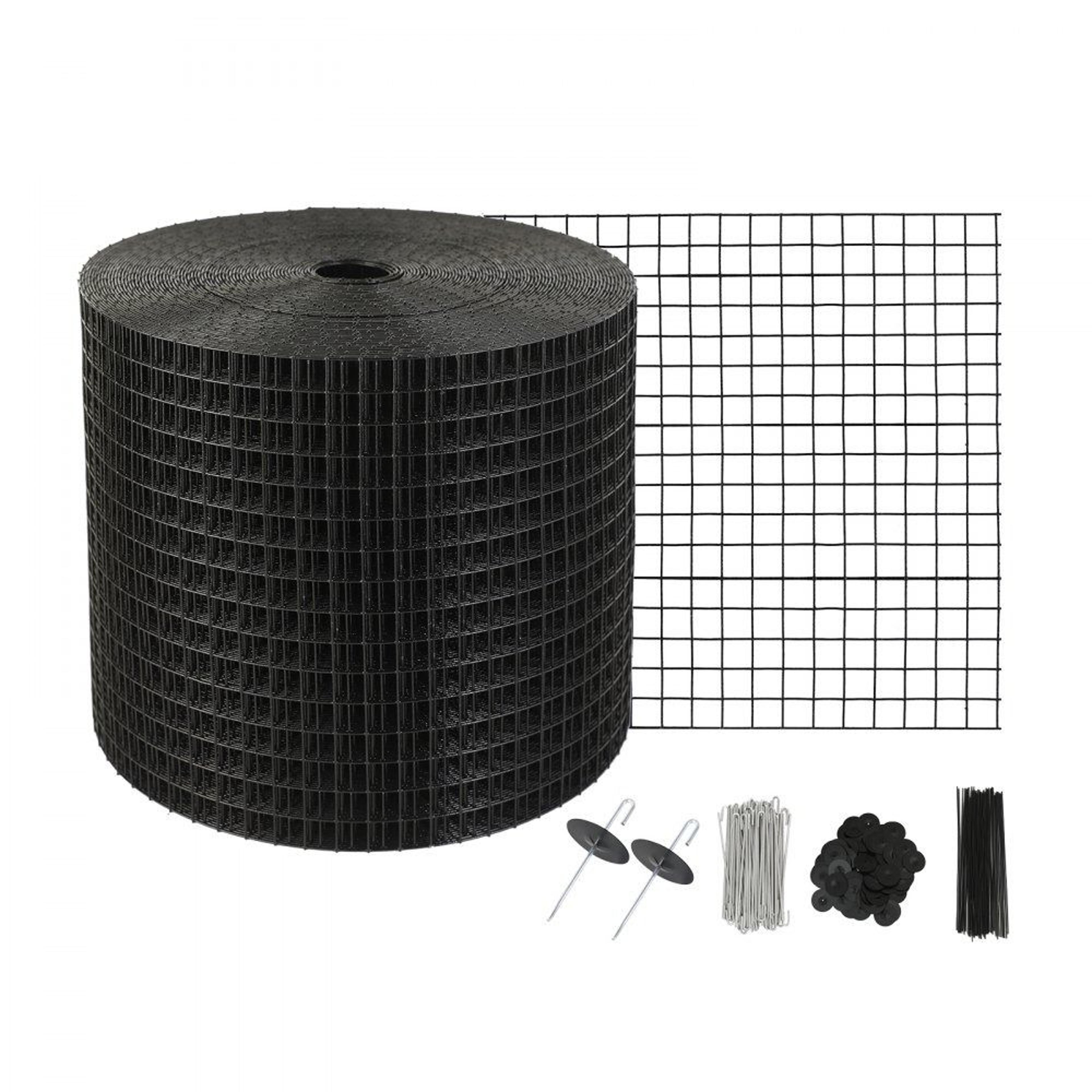 solar panel bird guard critter proof pvc coated wire mesh 6 inch x 100 ft