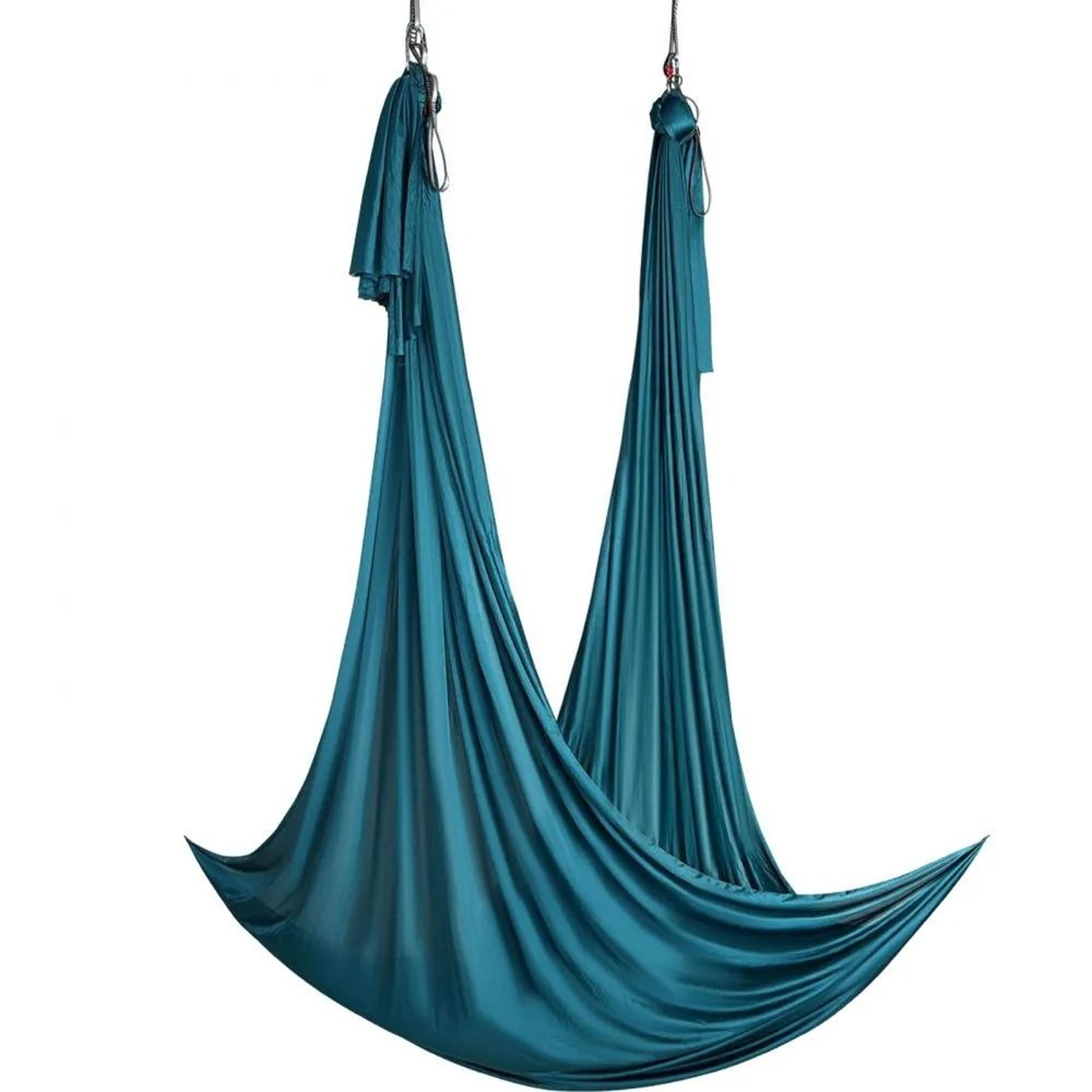11 Yard Aerial Yoga Hammock Kit With Nylon Aerial Silks And Rigging Hardware 7