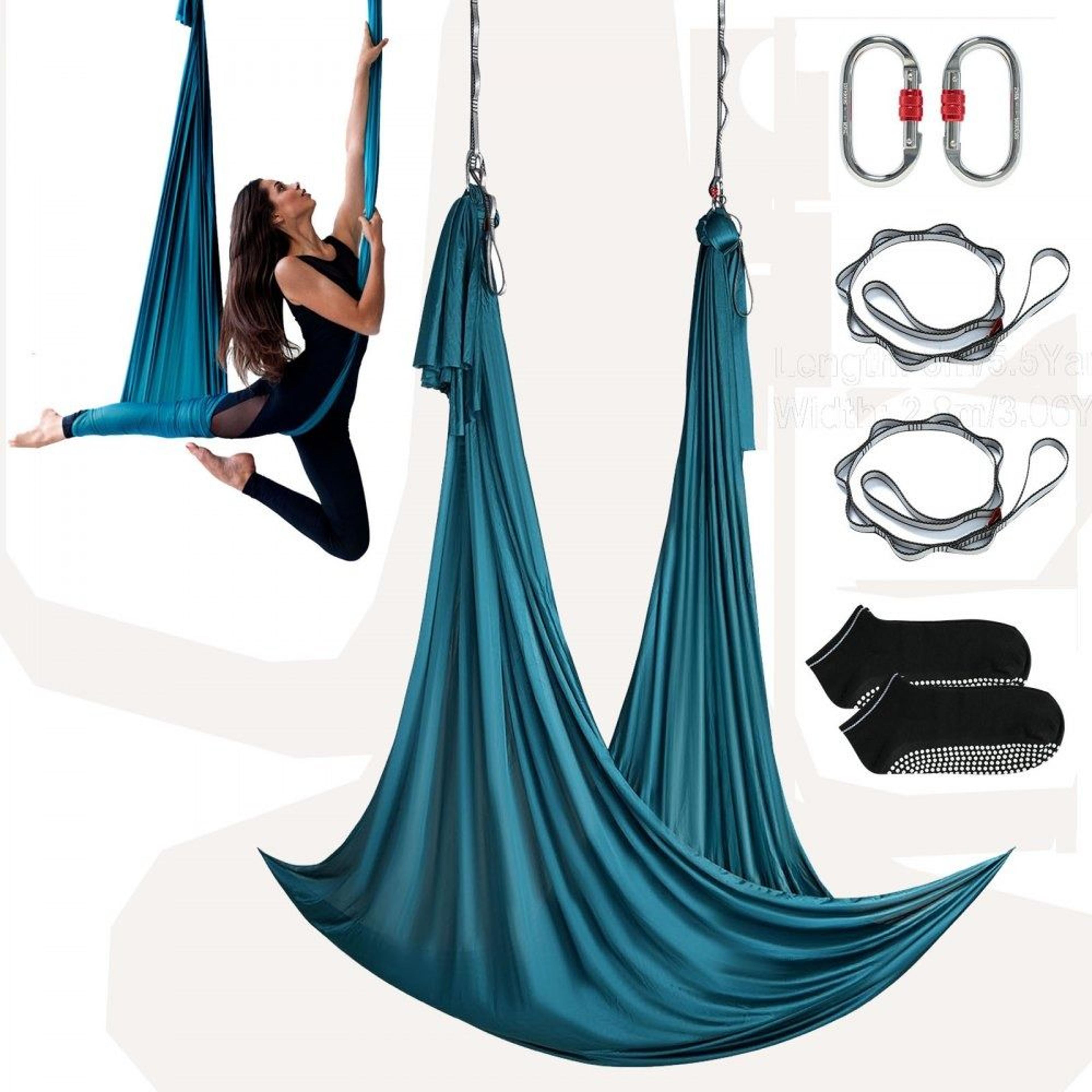 aerial yoga hammock swing 5.5 yard nylon antigravity fitness kit