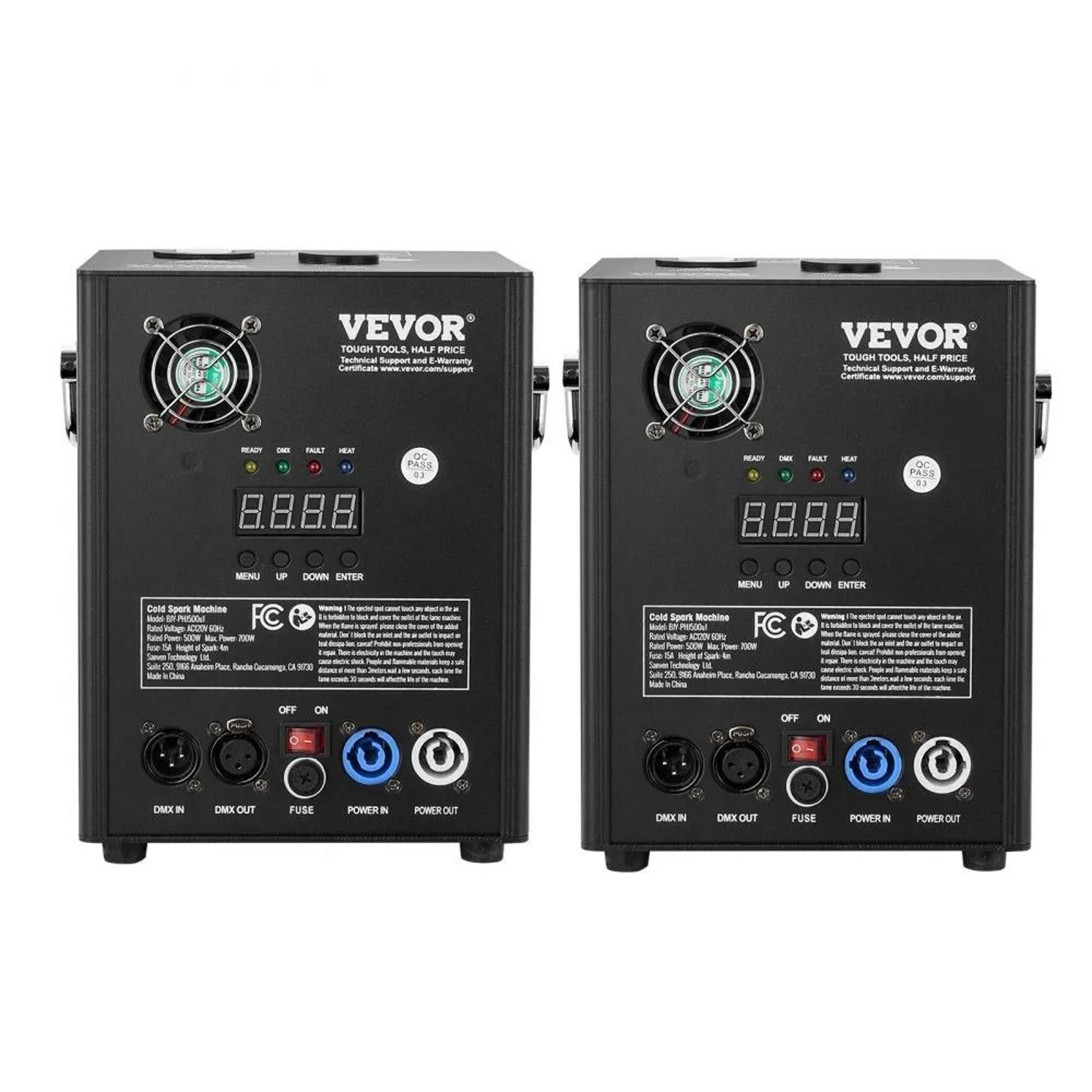 Cold Spark Machine 2 Pack 500W DMX Stage Spark Fountain For Weddings Parties And Events 8