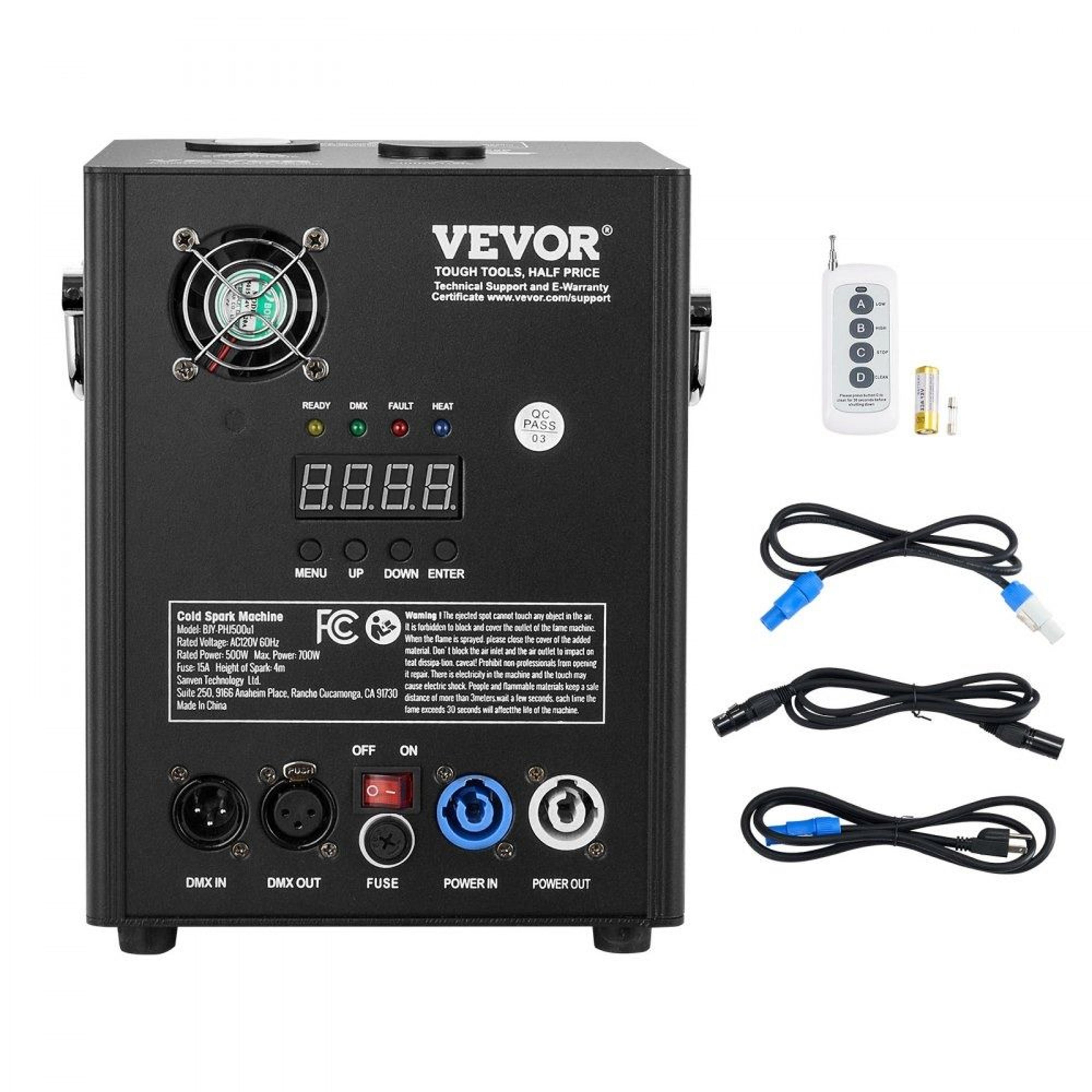 500w cold spark machine with dmx control adjustable stage spark effects for weddings and events