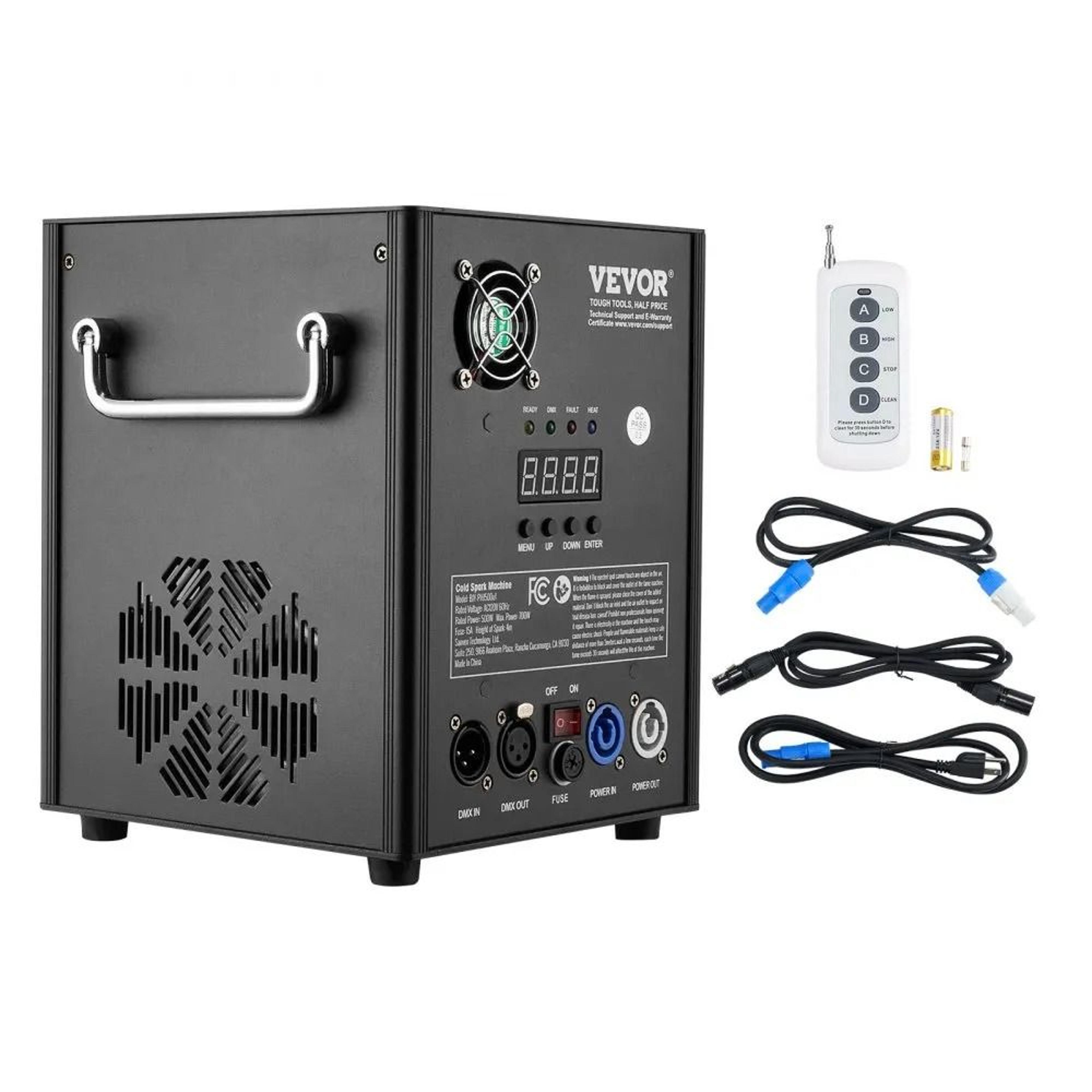 500W Cold Spark Machine With DMX Control Adjustable Stage Spark Effects For Weddings And Events 7