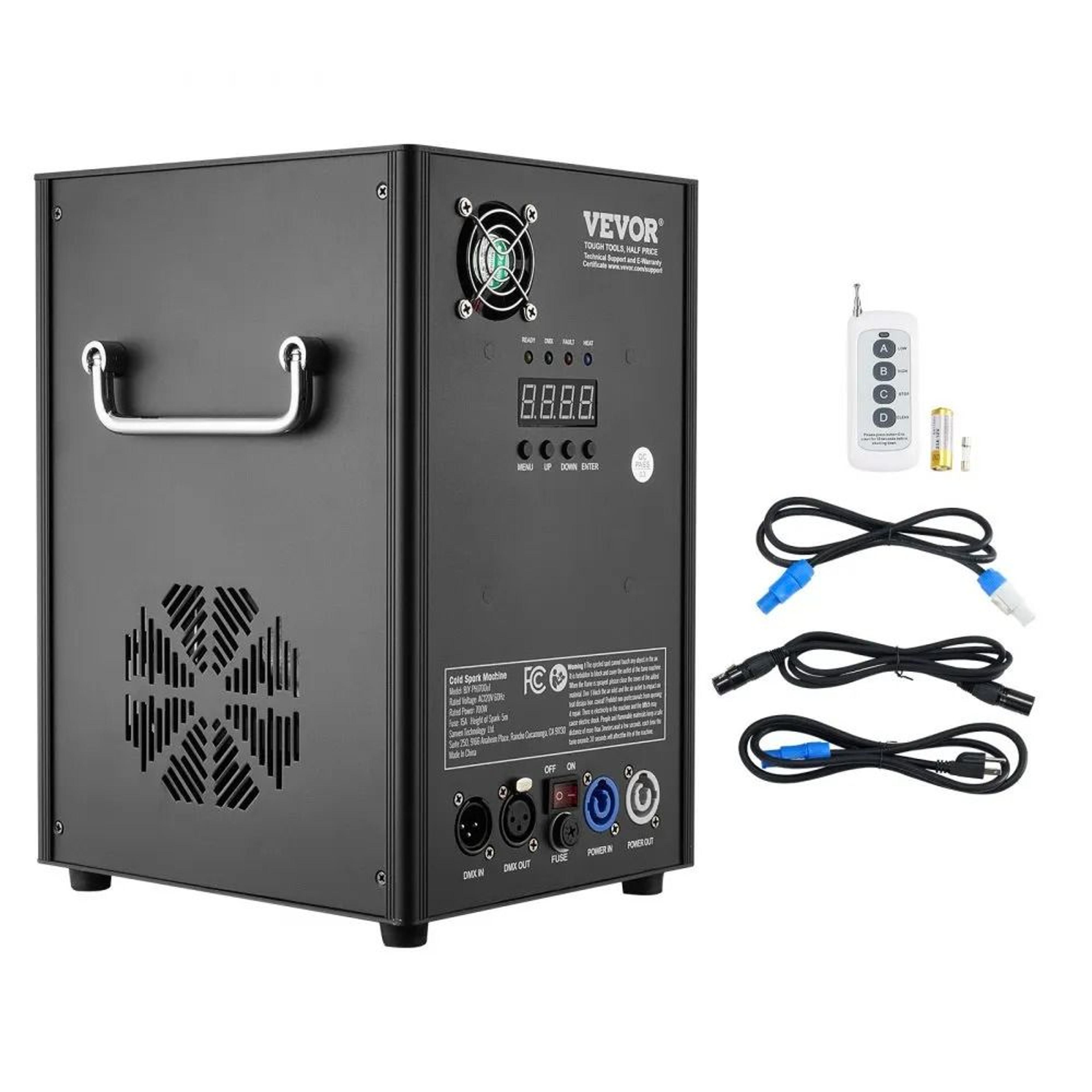 700W Cold Spark Machine With DMX Control And Adjustable Stage Spark Effects 7