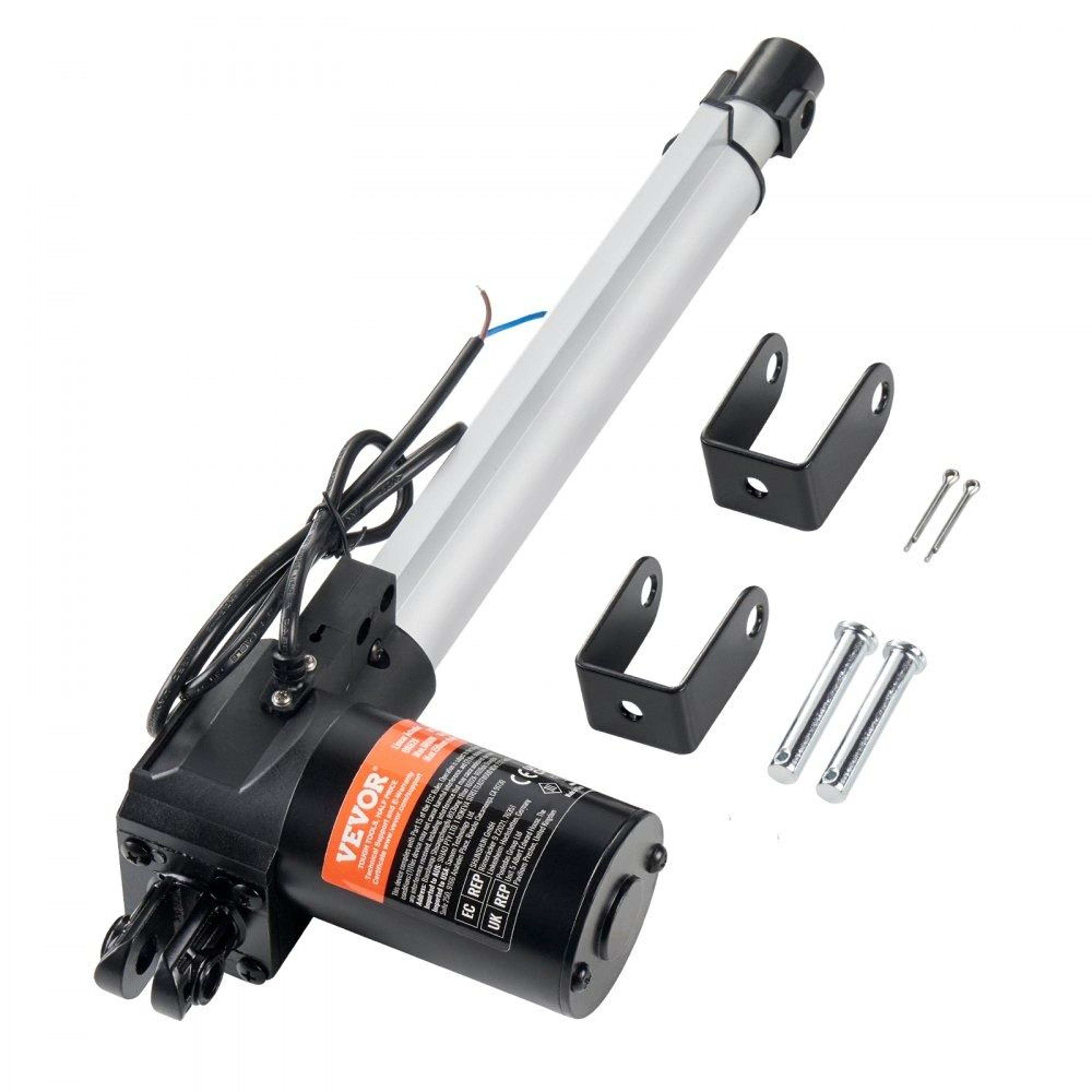 heavy duty 12v linear actuator 10 inch 1320lb high force linear motion motor