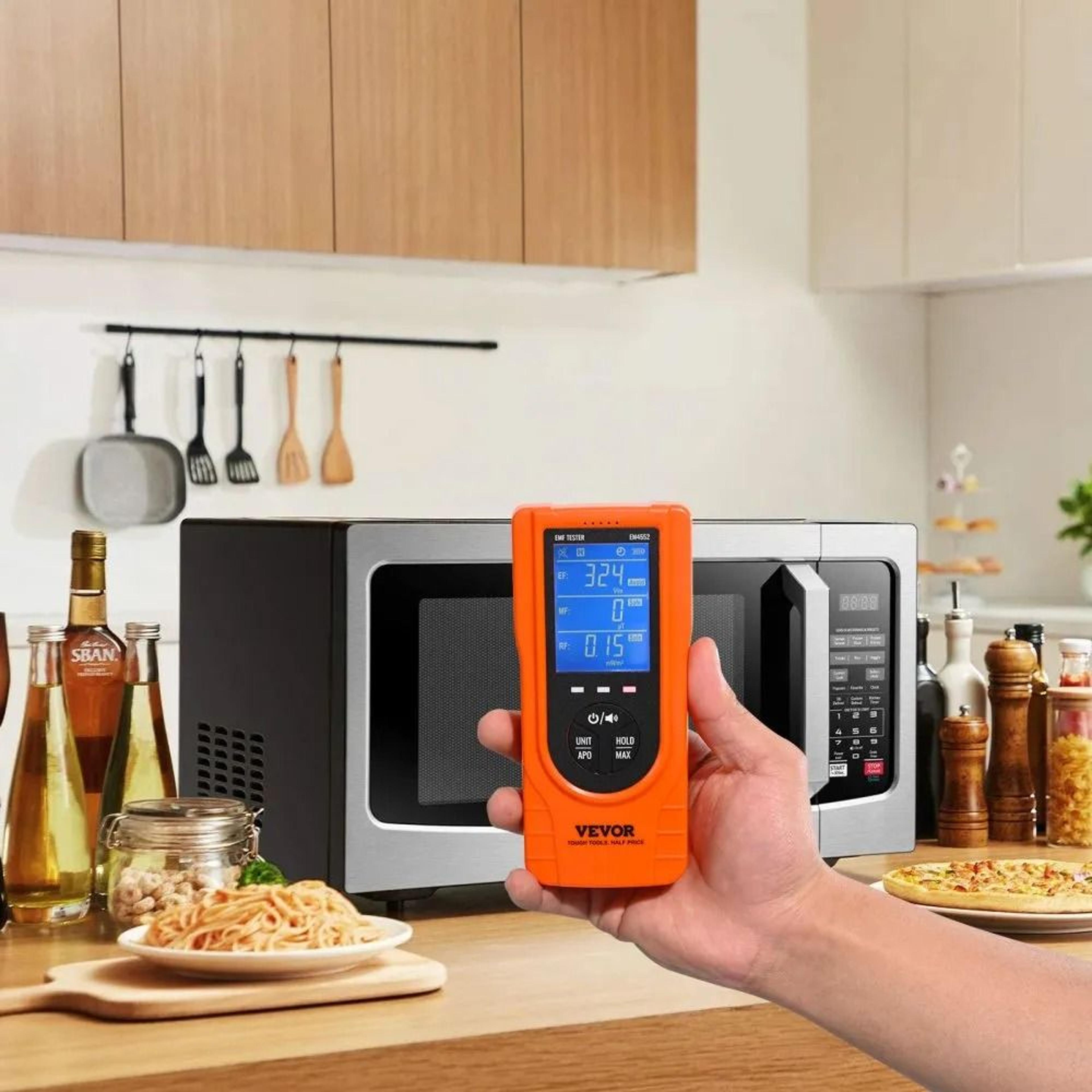 3 In 1 EMF Meter Rechargeable Electromagnetic Radiation Detector With Digital LCD 6