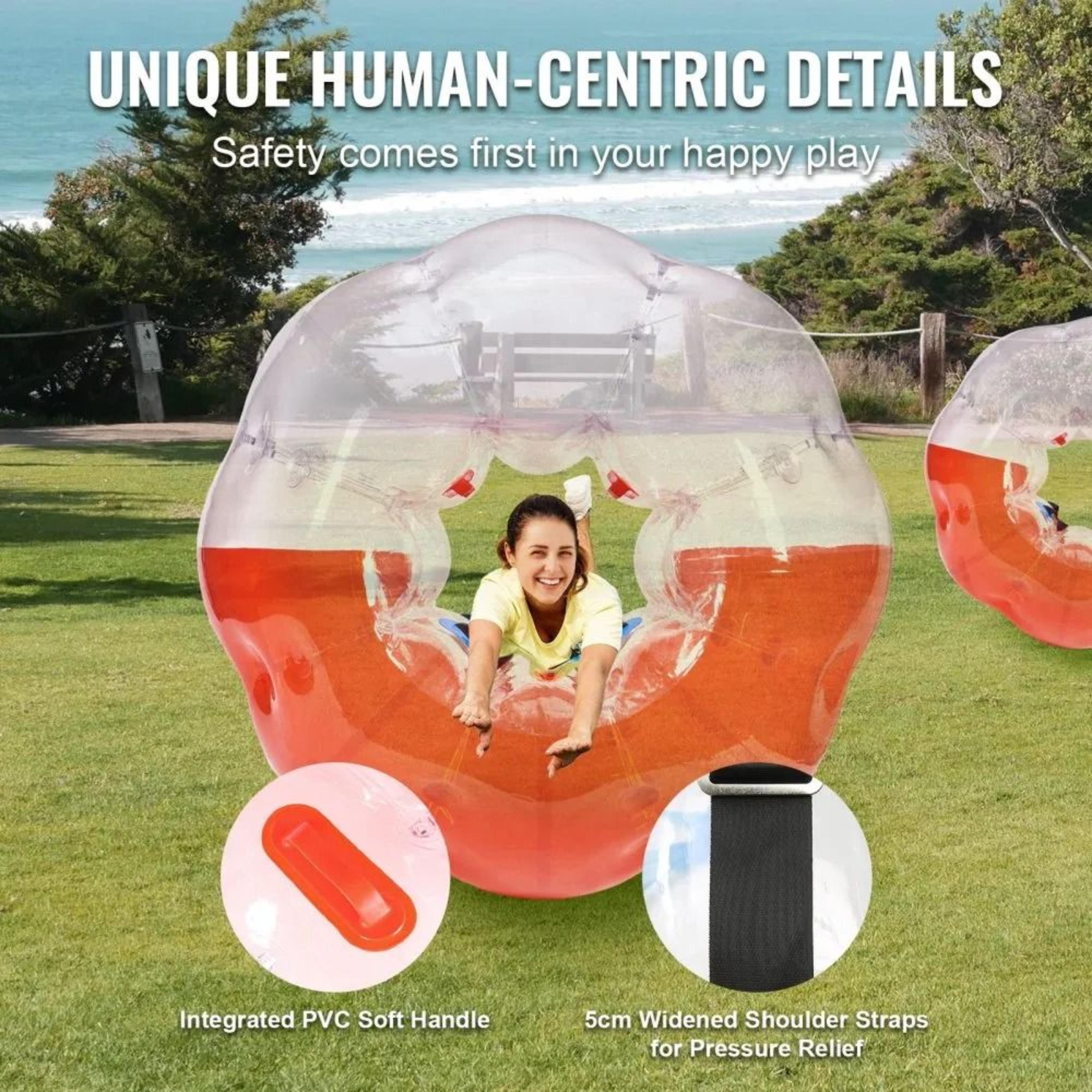 5FT Inflatable Bumper Ball Body Zorb Ball For Teens And Adults Outdoor Team Games 2