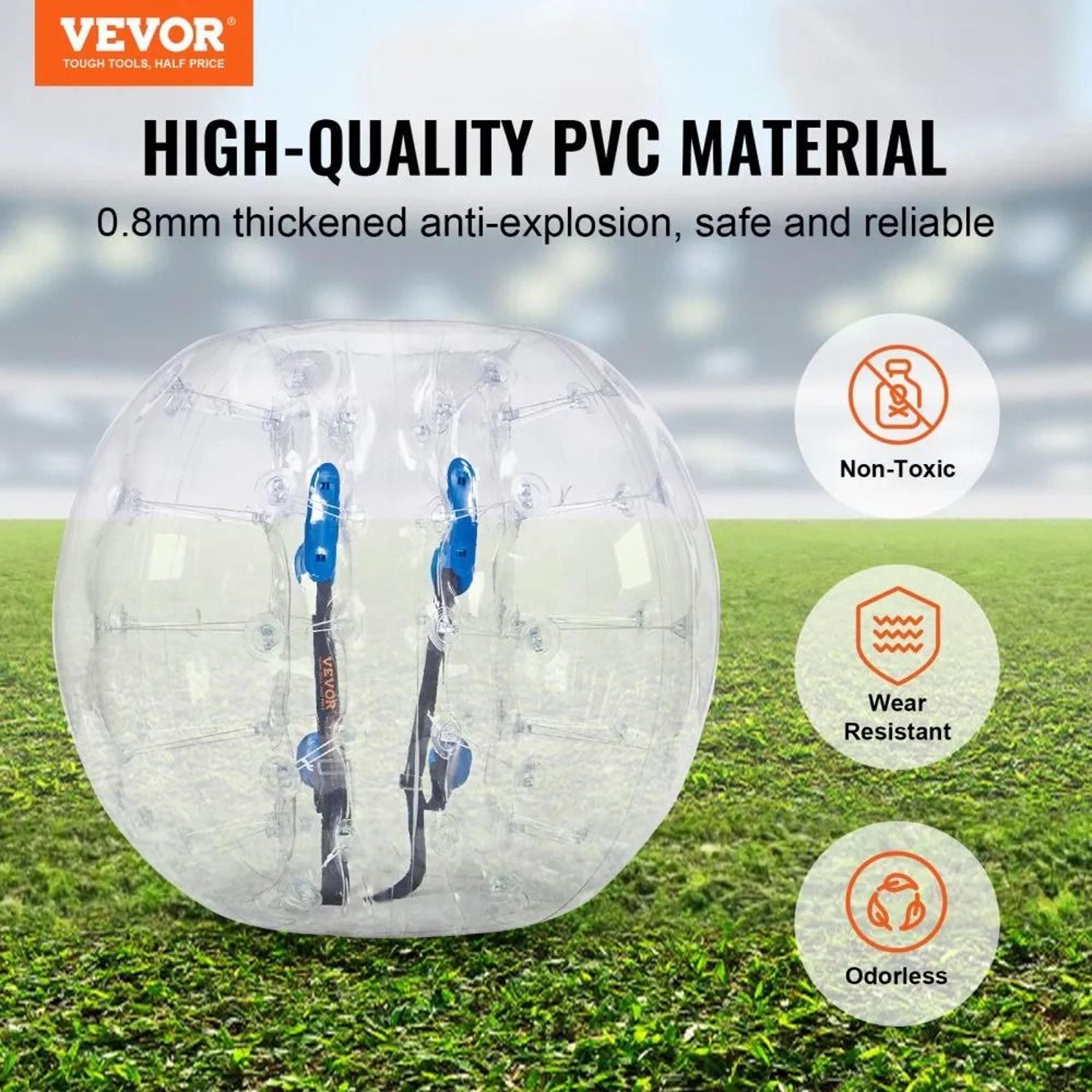 4FT Inflatable Bumper Ball Body Zorb Ball For Teens And Adults Outdoor Team Games 1