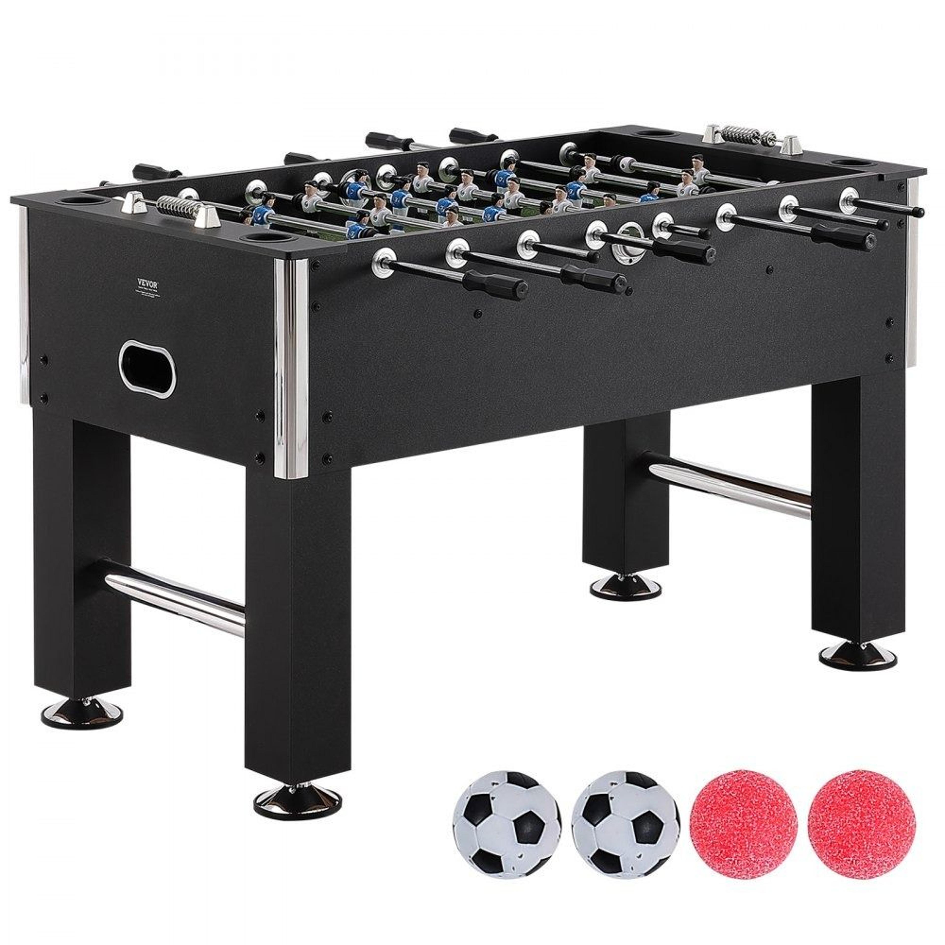 55 inch full size foosball table indoor soccer game table for home family and game room