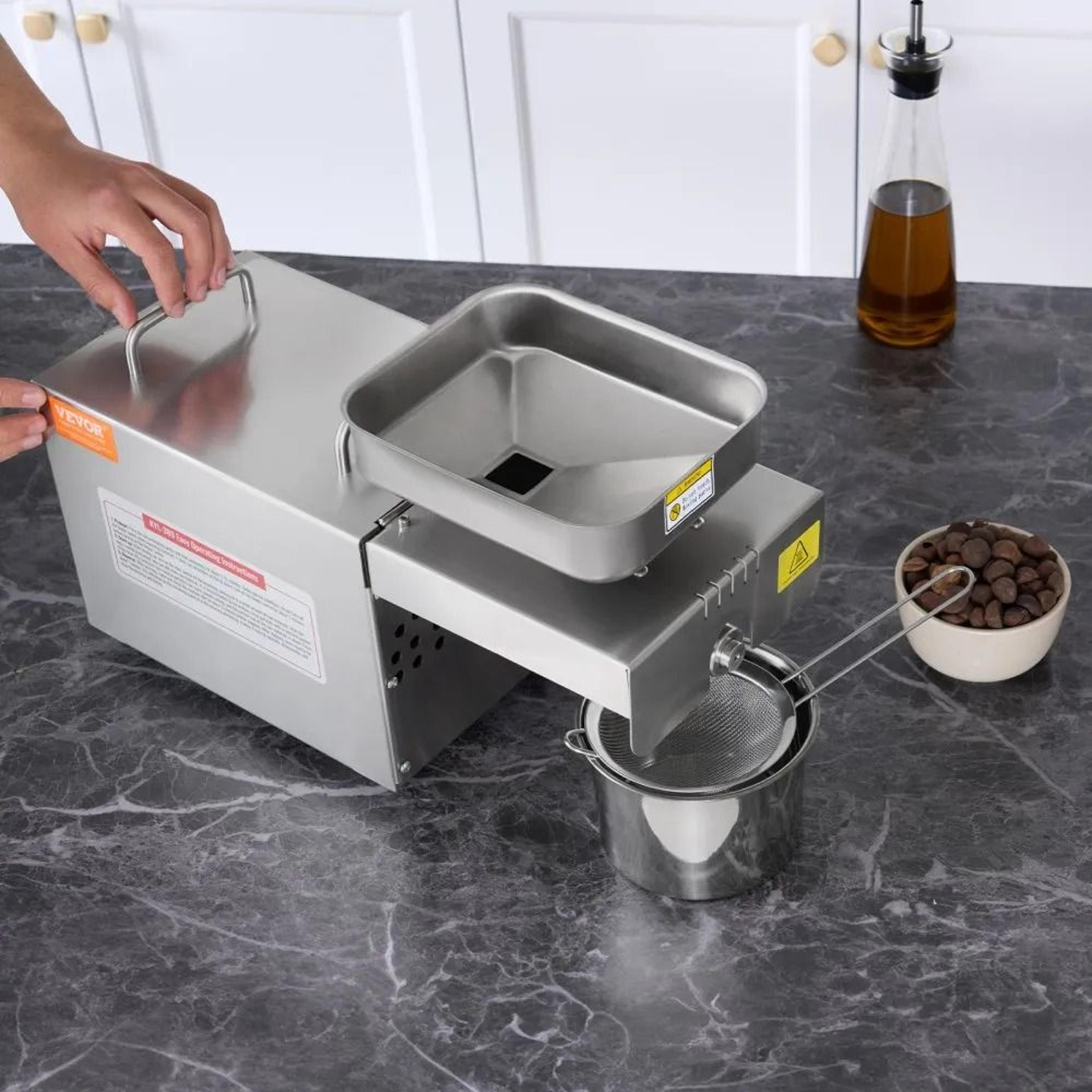 700W Electric Oil Press Machine Stainless Steel Seed Oil Extractor For Fresh Homemade Oils 7