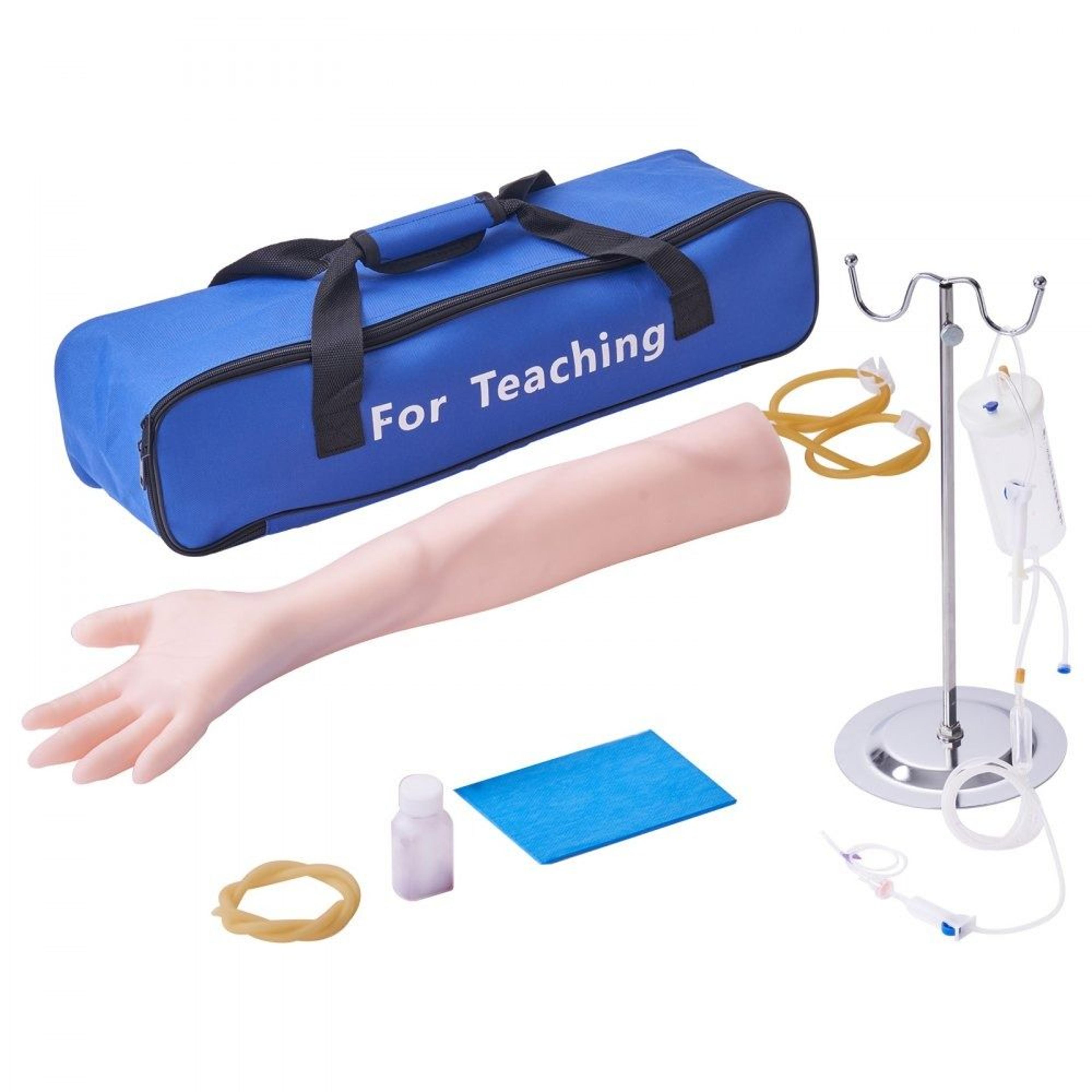iv practice arm phlebotomy training kit for venipuncture and blood draw practice