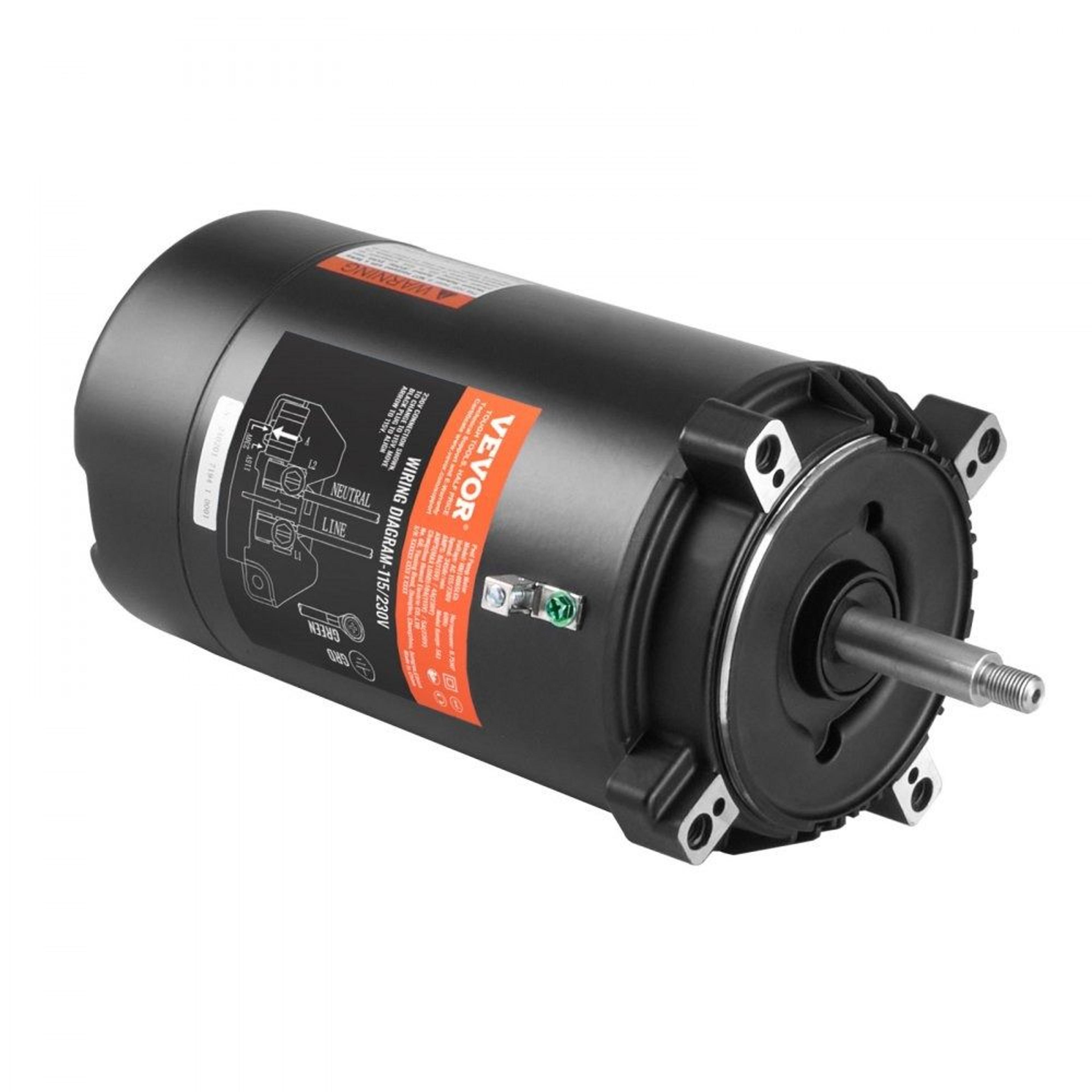 0.75 hp pool pump motor 56j frame high efficiency swimming pool replacement motor