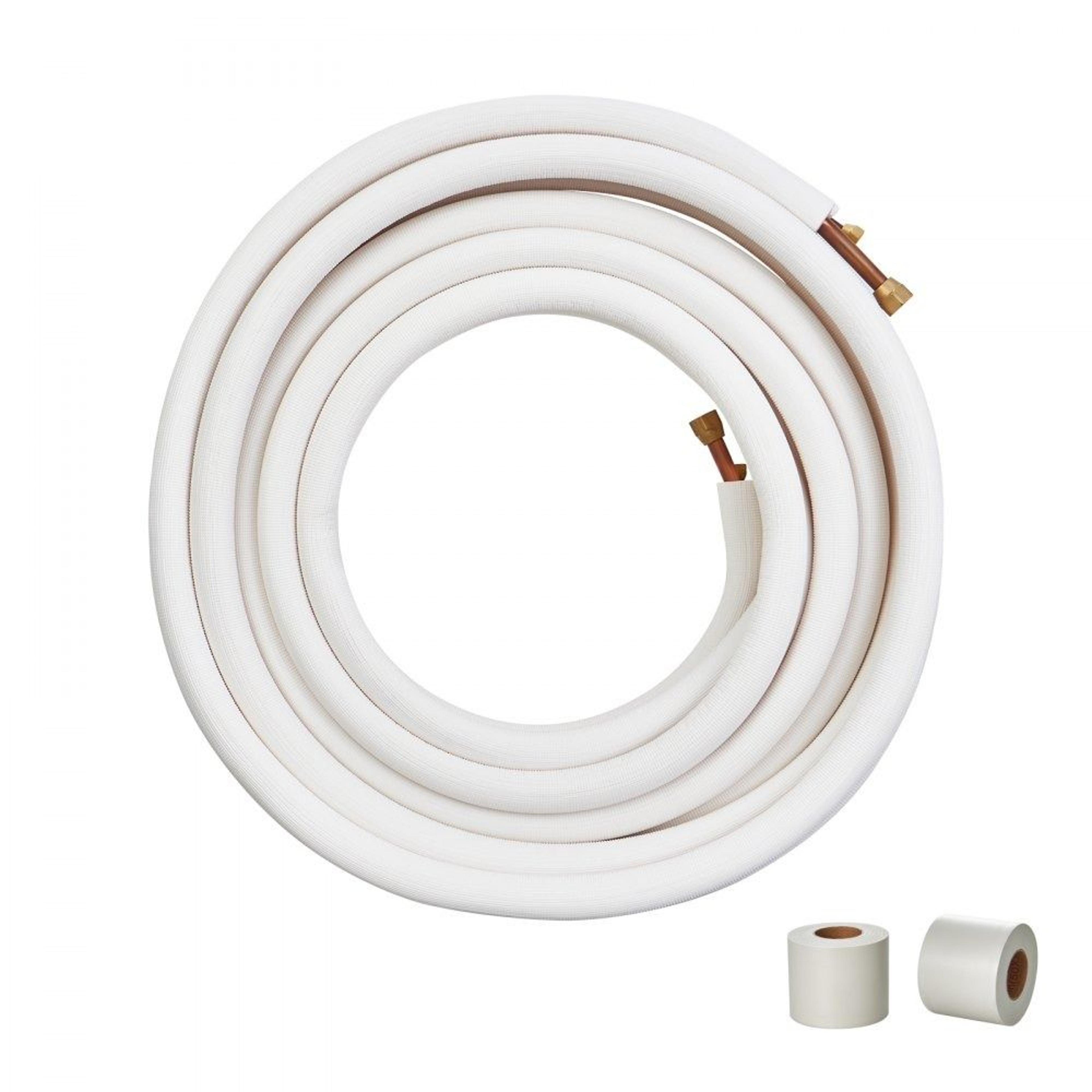 50FT Mini Split Line Set 38 And 58 Copper Tubing With Triple Layer Insulation 7