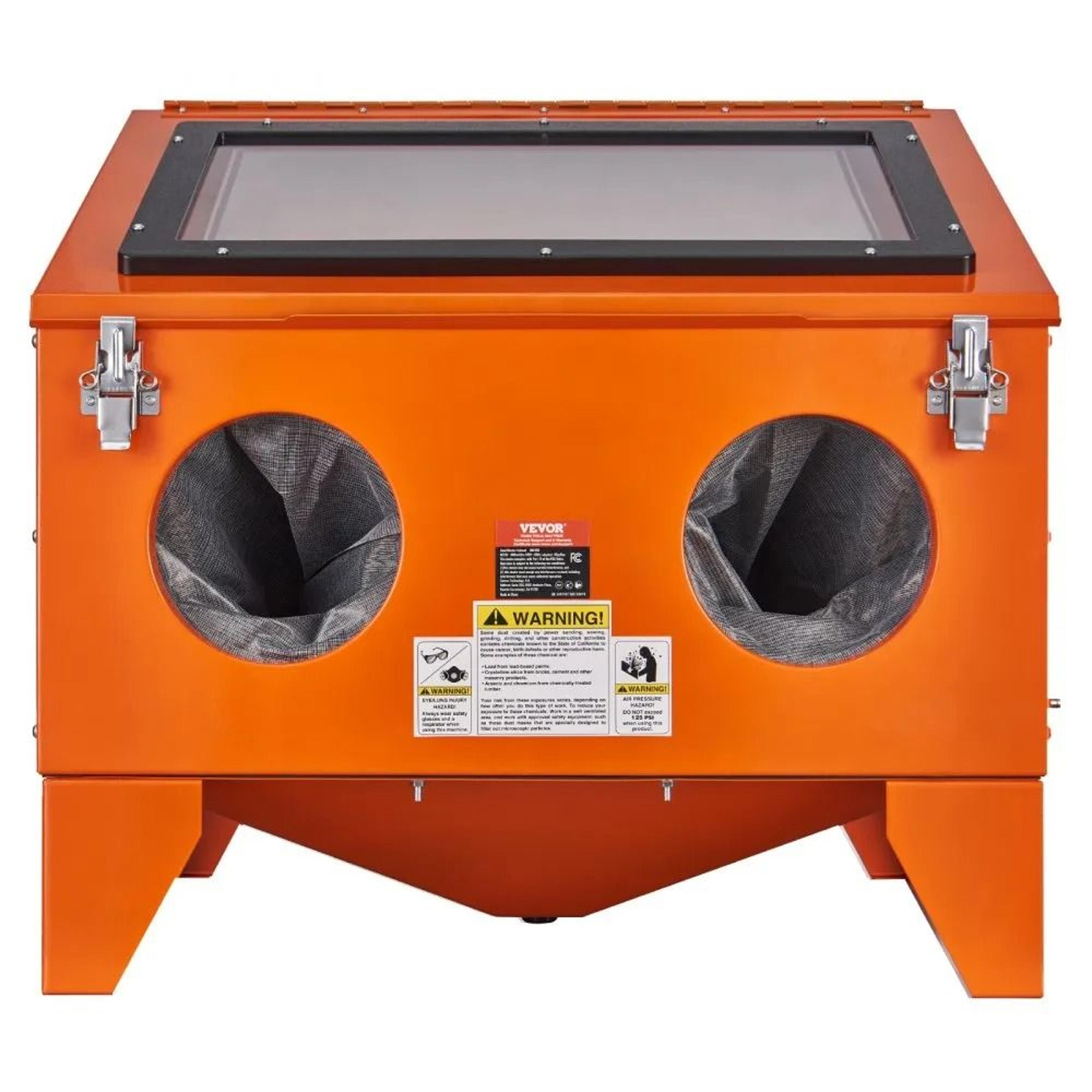 40 gallon sandblasting cabinet benchtop sand blaster for rust and paint removal