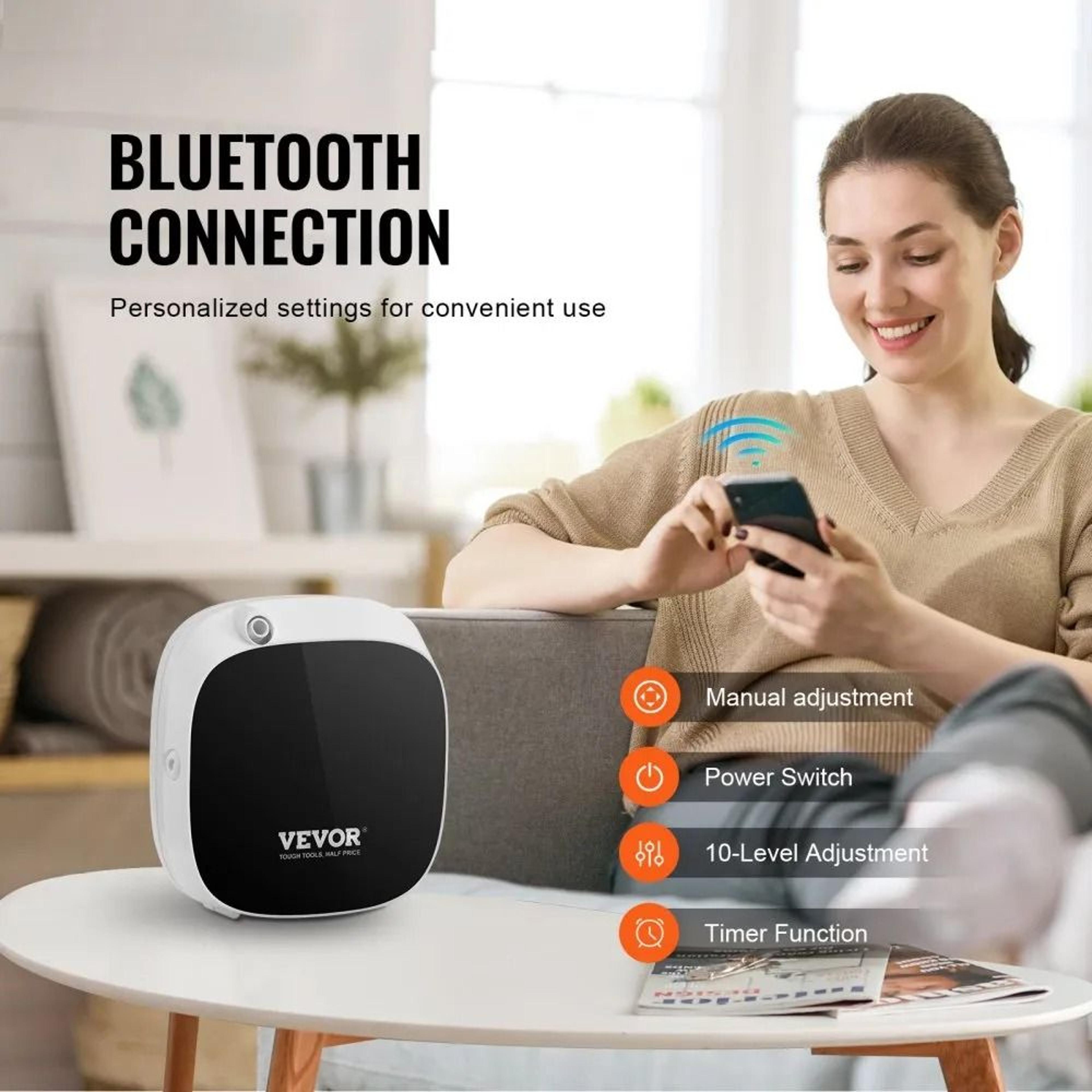 Smart Waterless Essential Oil Diffuser With Bluetooth Cold Air Scent Technology 2