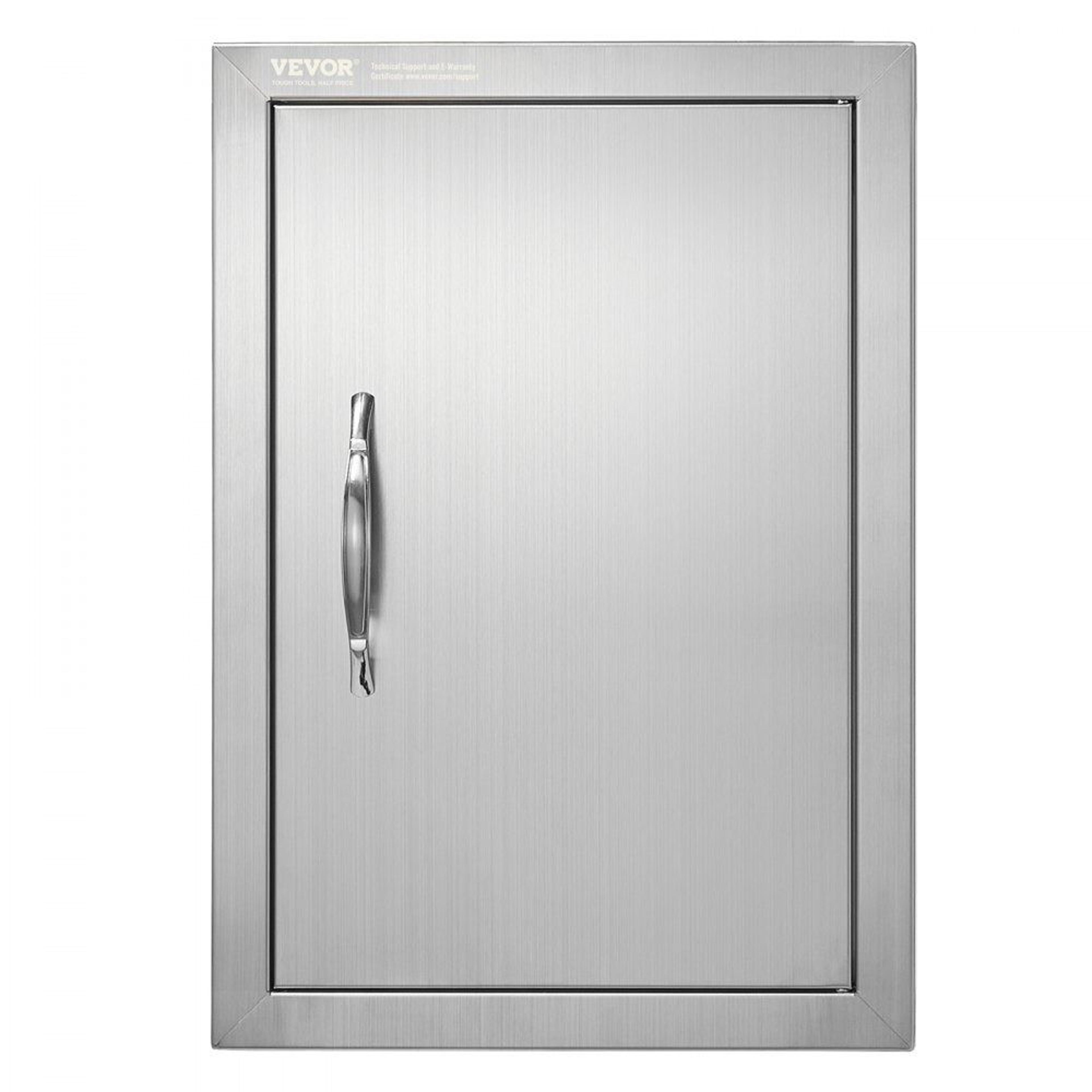 14 x 20 stainless steel bbq access door for outdoor kitchen and grill island