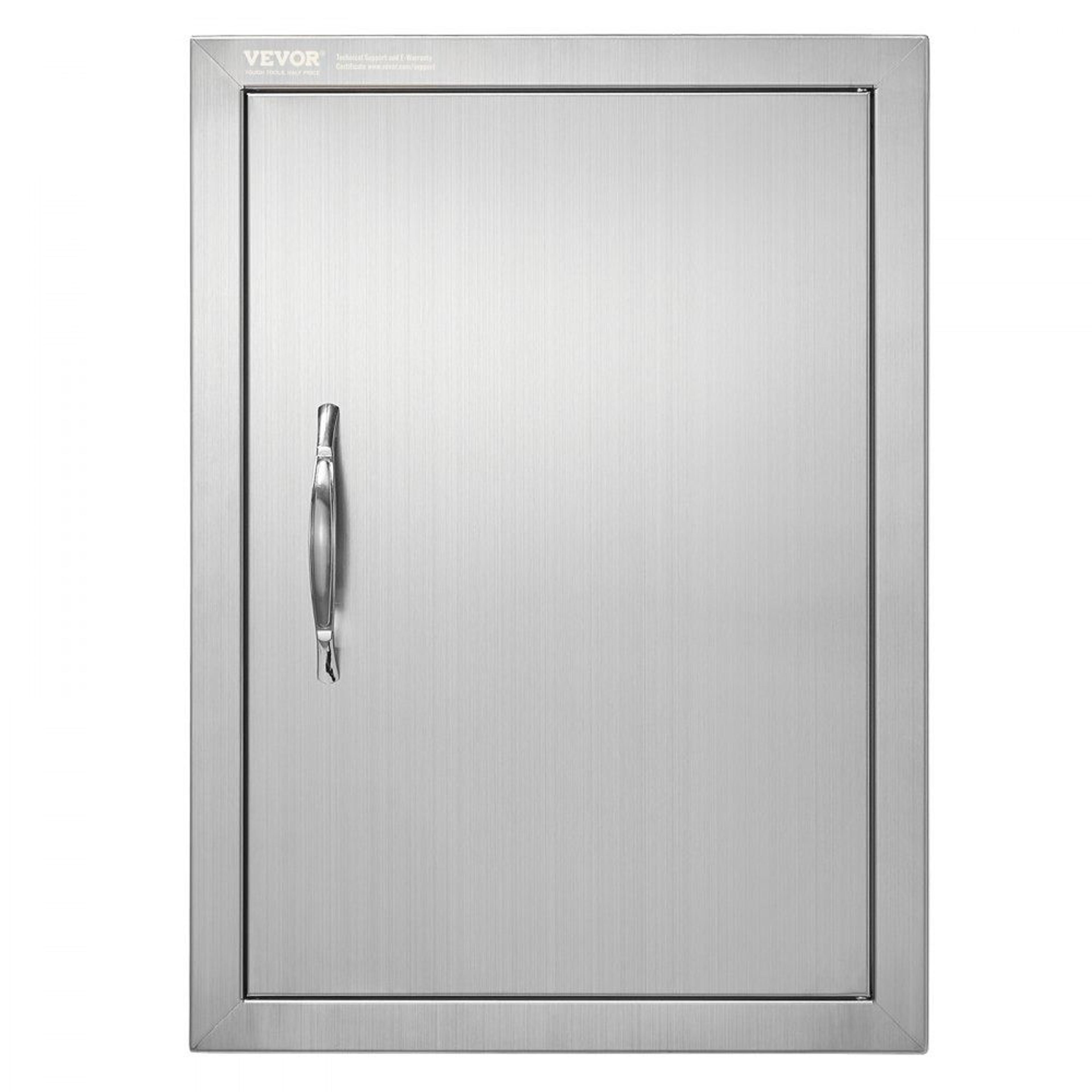 16 x 22 stainless steel bbq access door for outdoor kitchen and grill island